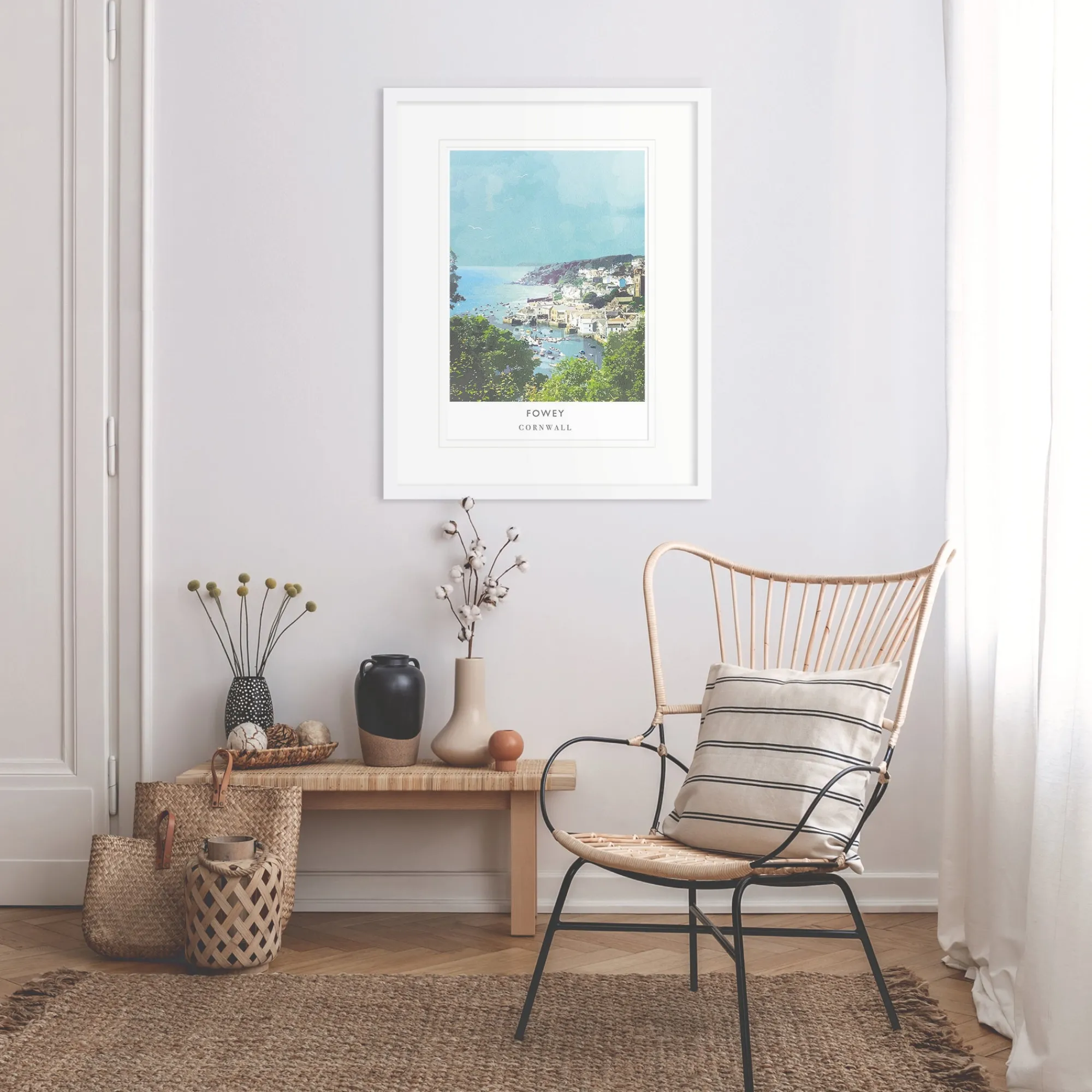 Unframed Prints*Whistlefish Fowey Art Print