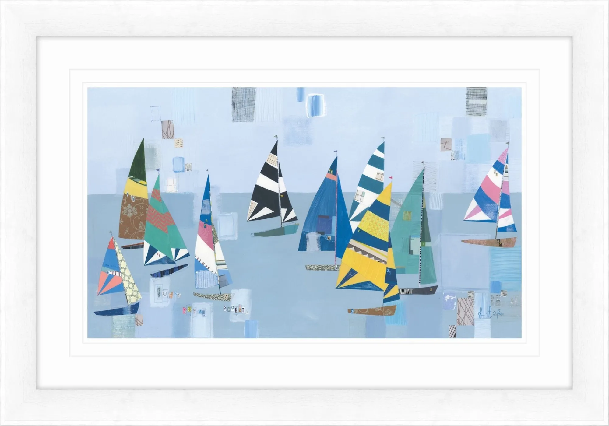 Fowey|Cornwall*Whistlefish Fowey Regatta Framed Print