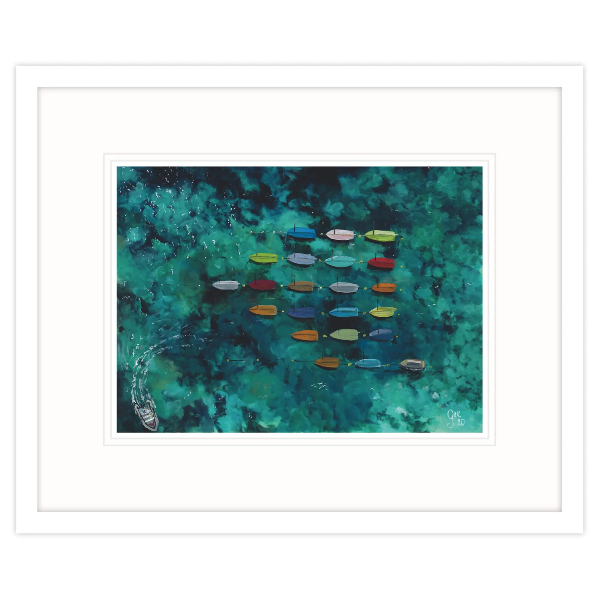 Fowey|Cornwall*Whistlefish Fowey River Framed Print