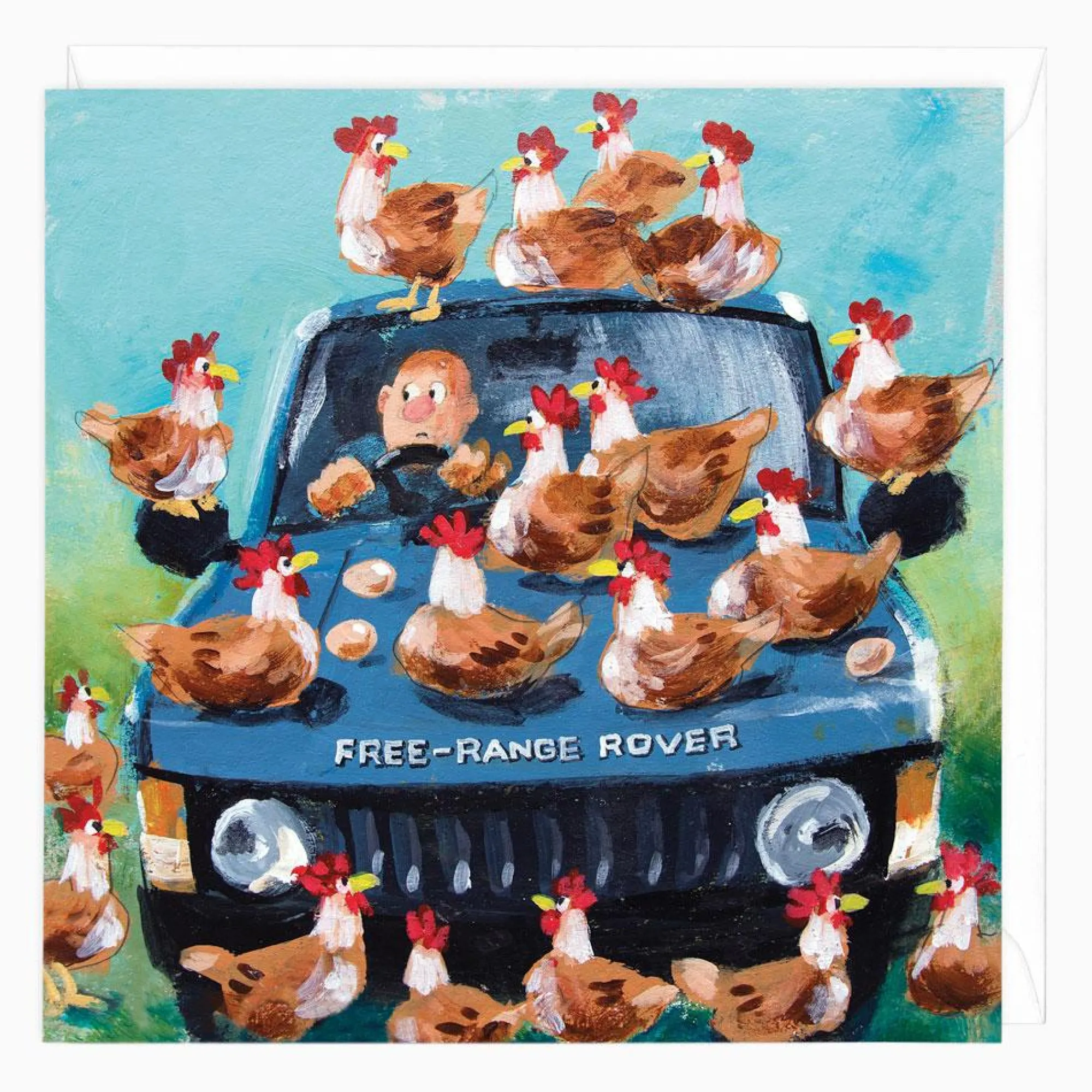 Father's Day*Whistlefish Free Range Rover Art Card