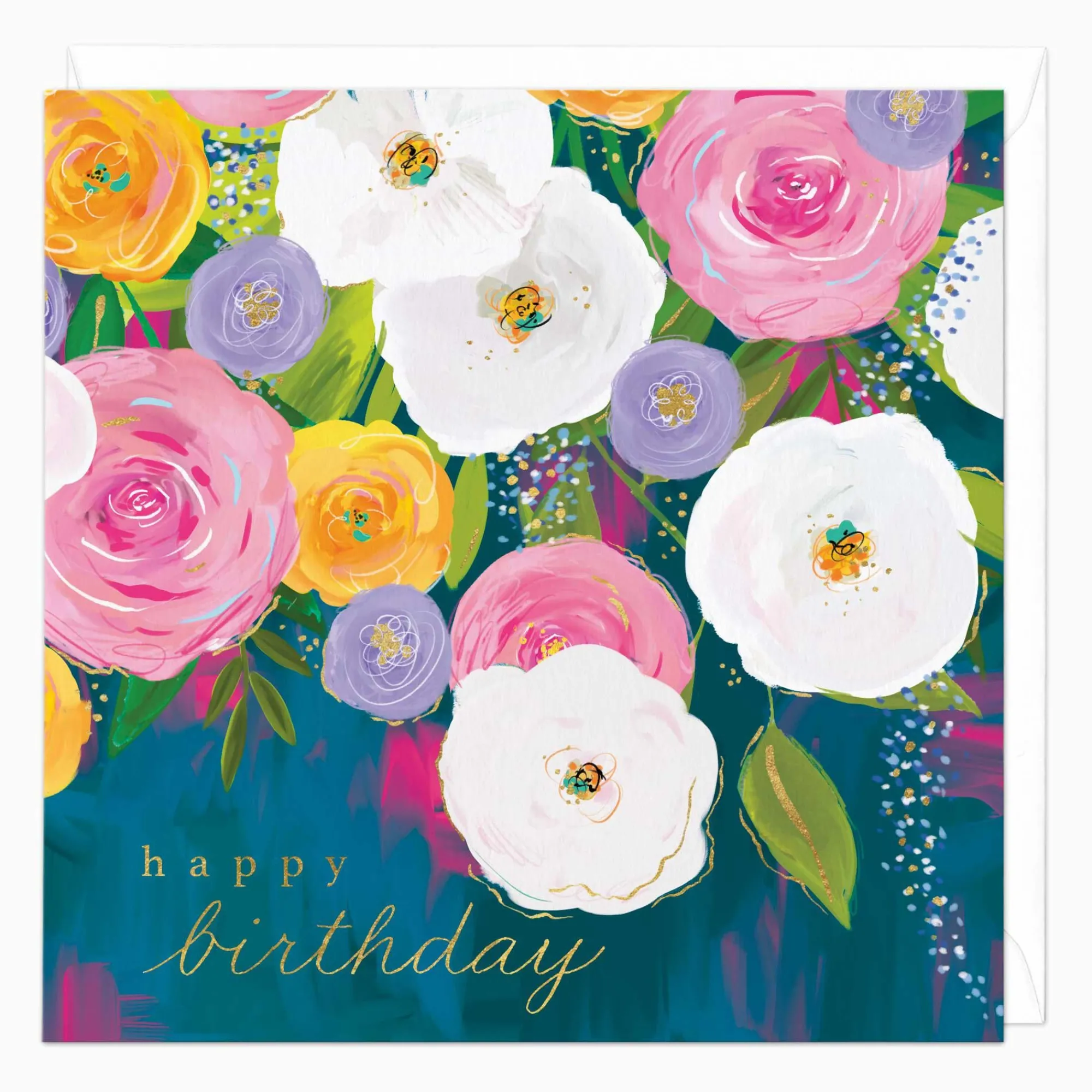 Birthday|For Her*Whistlefish Fresh Blooms Birthday Card