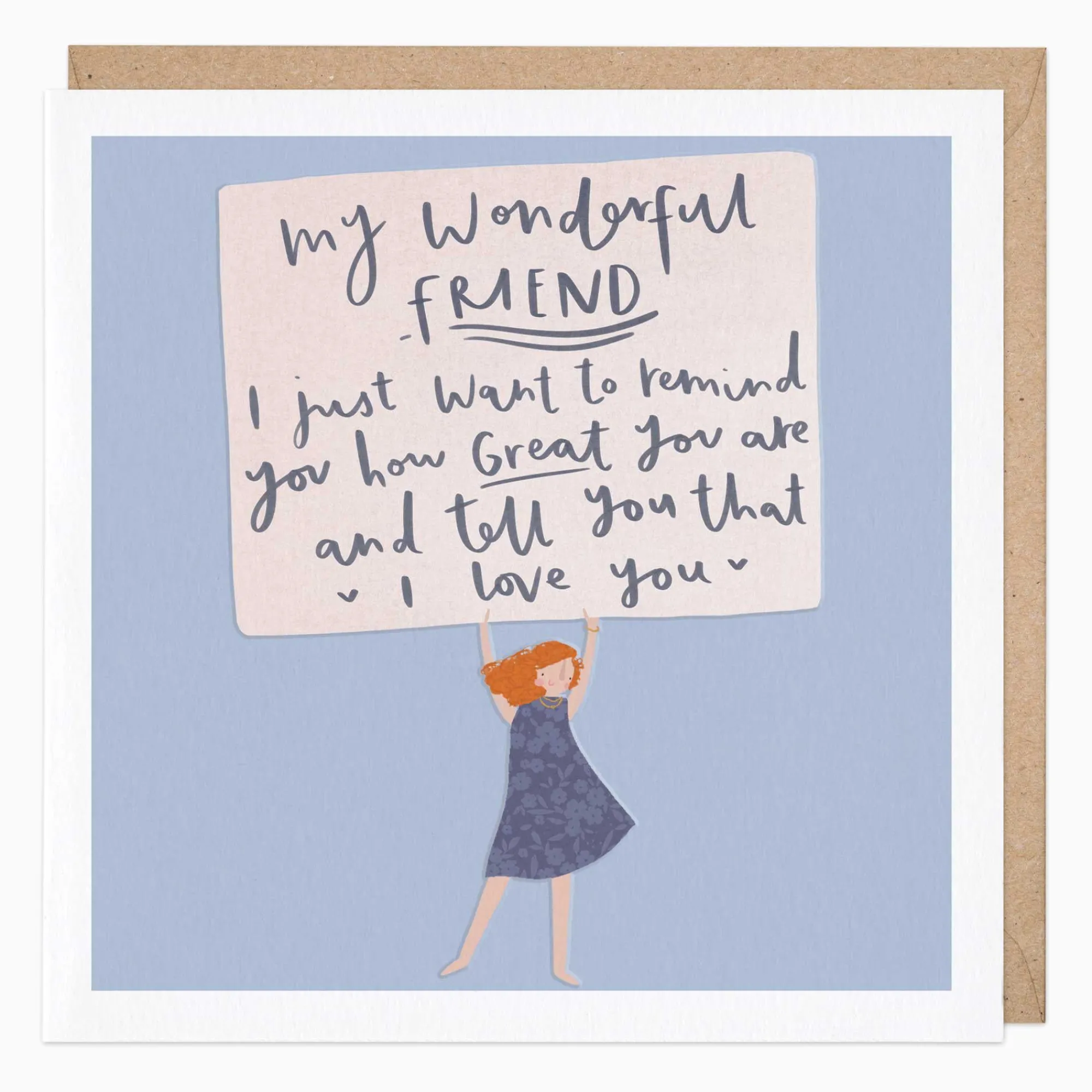 Mother's Day|Just To Say*Whistlefish Friend Banner Card