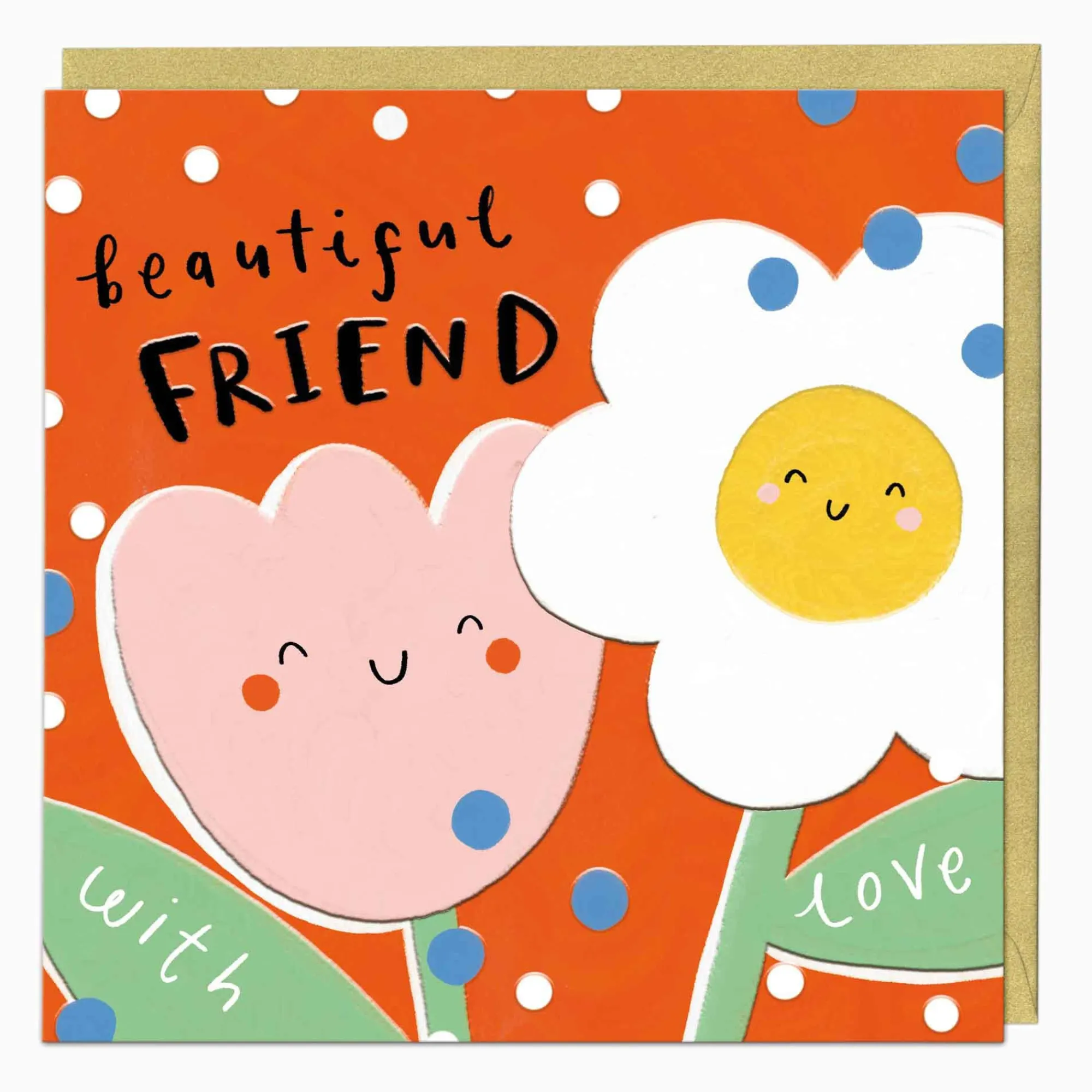 Thinking Of You|Just To Say*Whistlefish Friendly Flowers Card