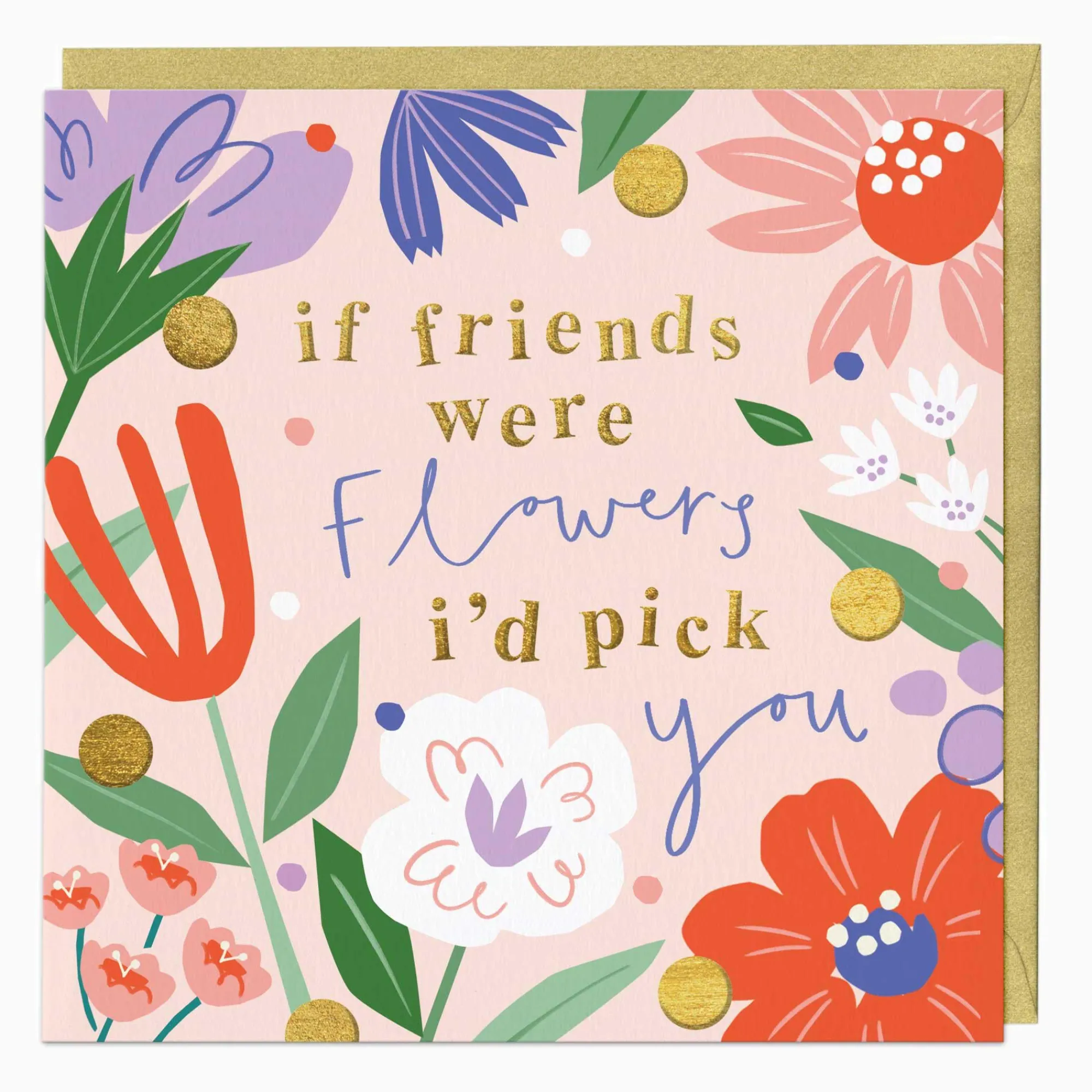 Mother's Day|Just To Say*Whistlefish Friends Flowers Art Card