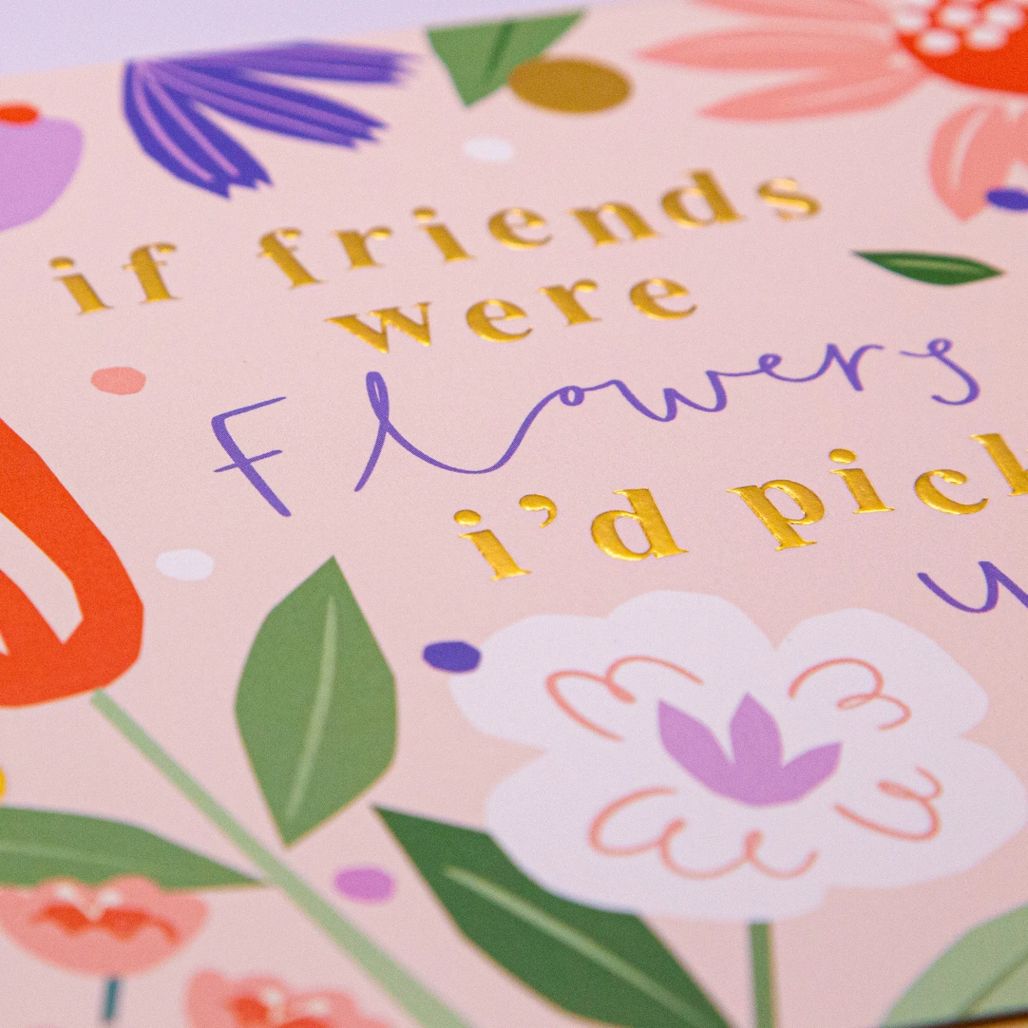 Mother's Day|Just To Say*Whistlefish Friends Flowers Art Card