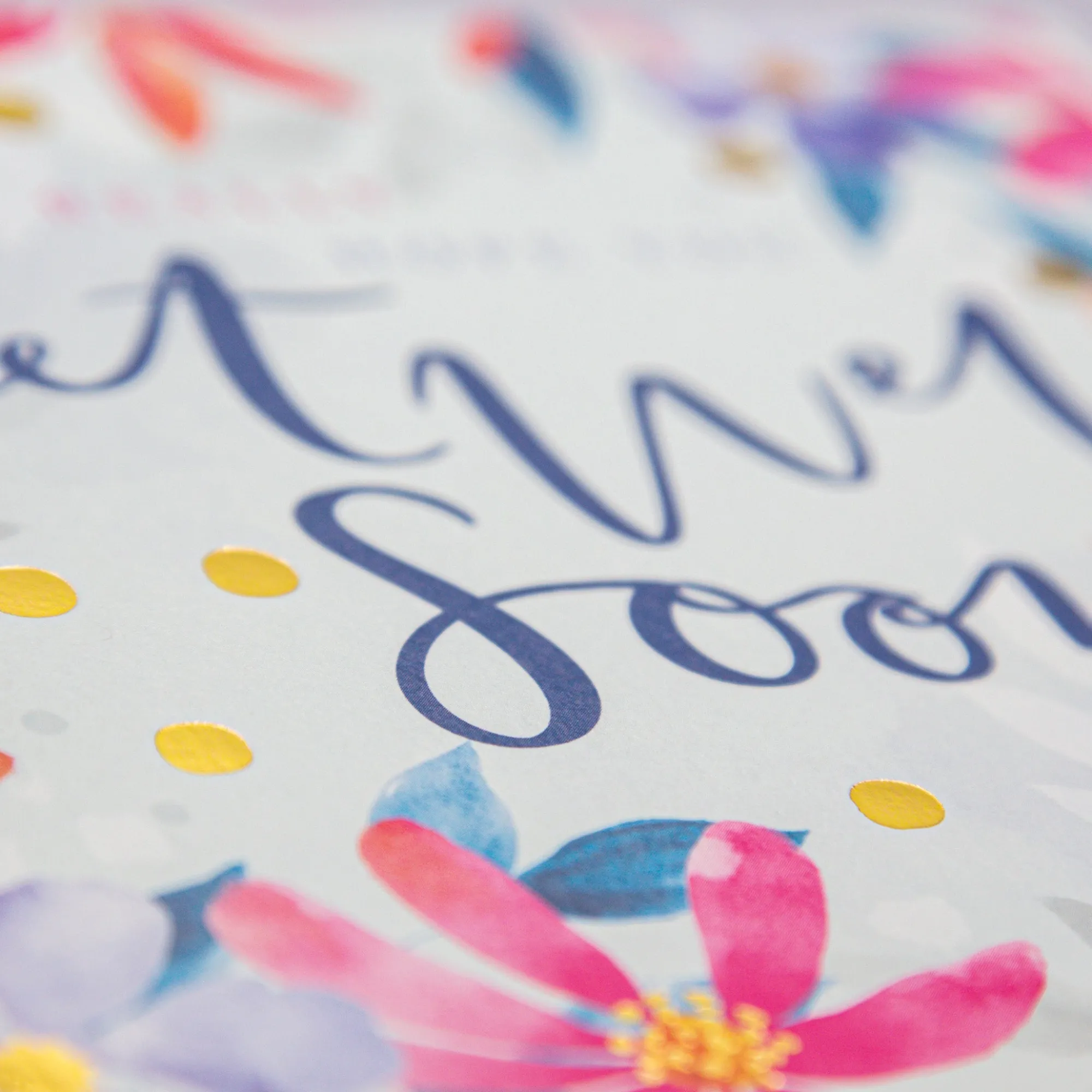 Just To Say|Get Well Soon*Whistlefish Get Well Soon Floral Burst Card