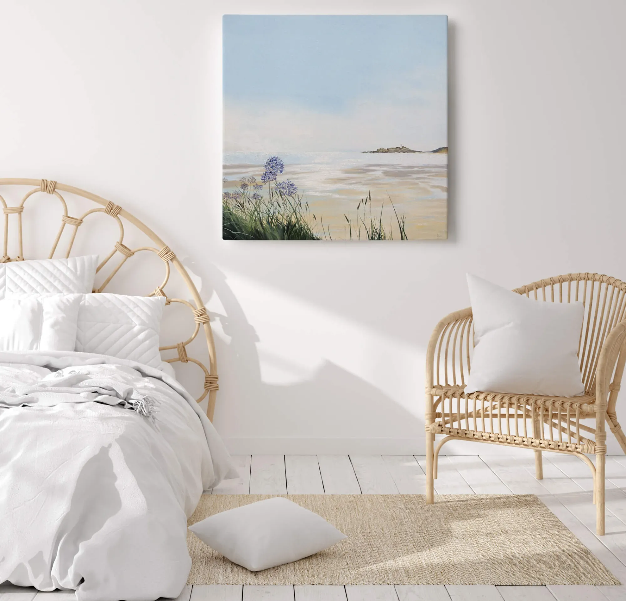 Cornwall|Coastal Scenes*Whistlefish Godrevy Canvas