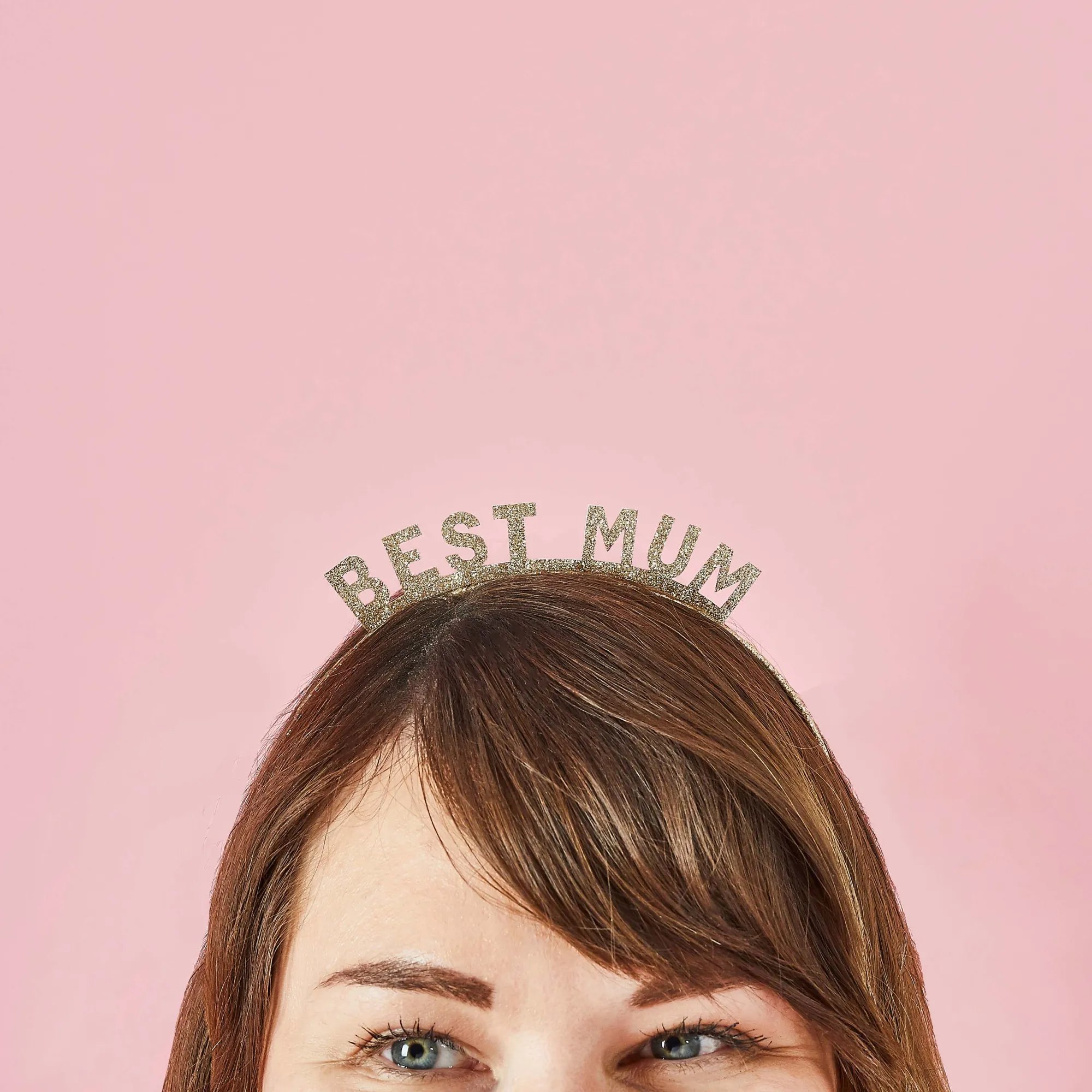For Her*Whistlefish Gold 'Best Mum' Glitter Headband