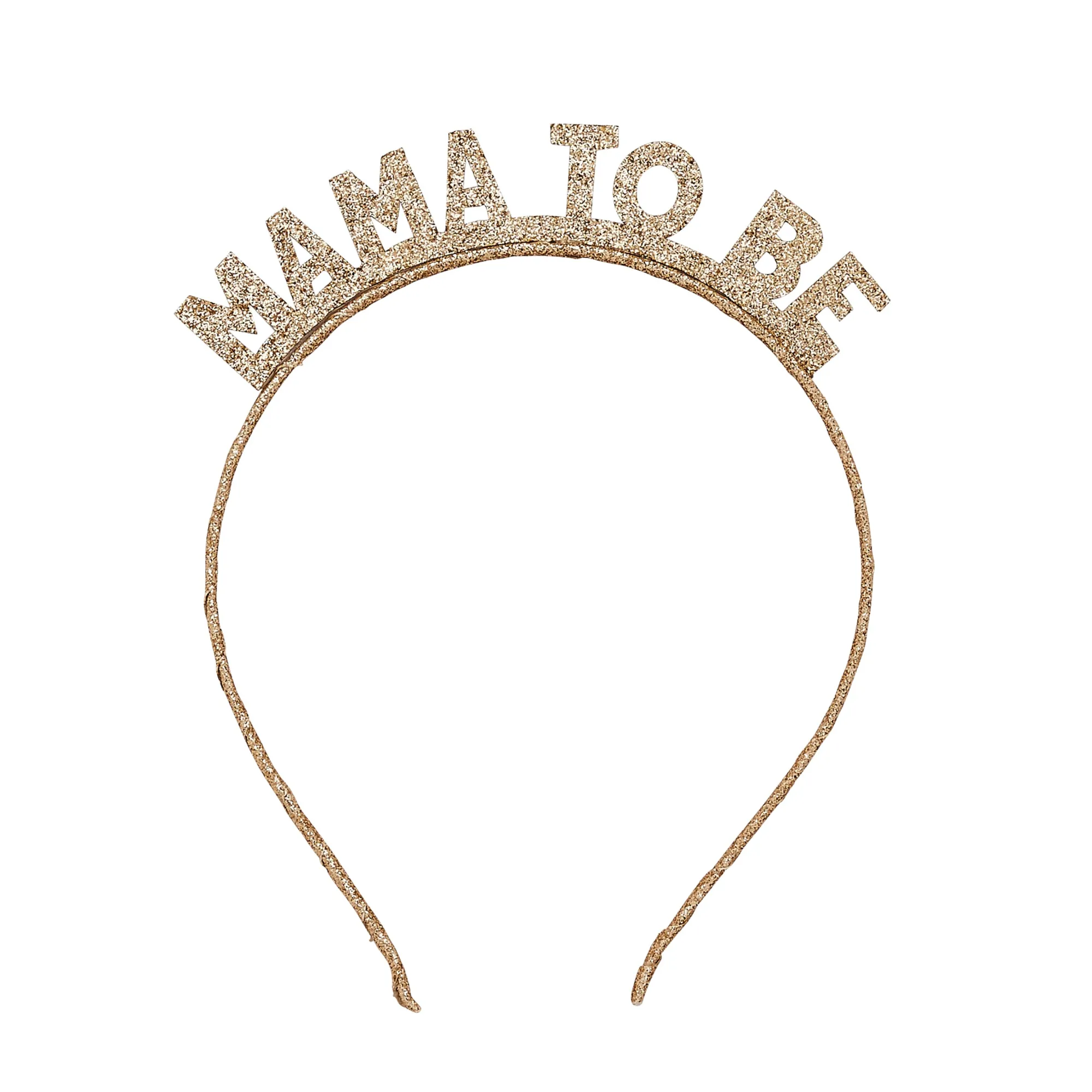 Baby Shower|For Her*Whistlefish Gold 'Mama To Be' Glitter Headband