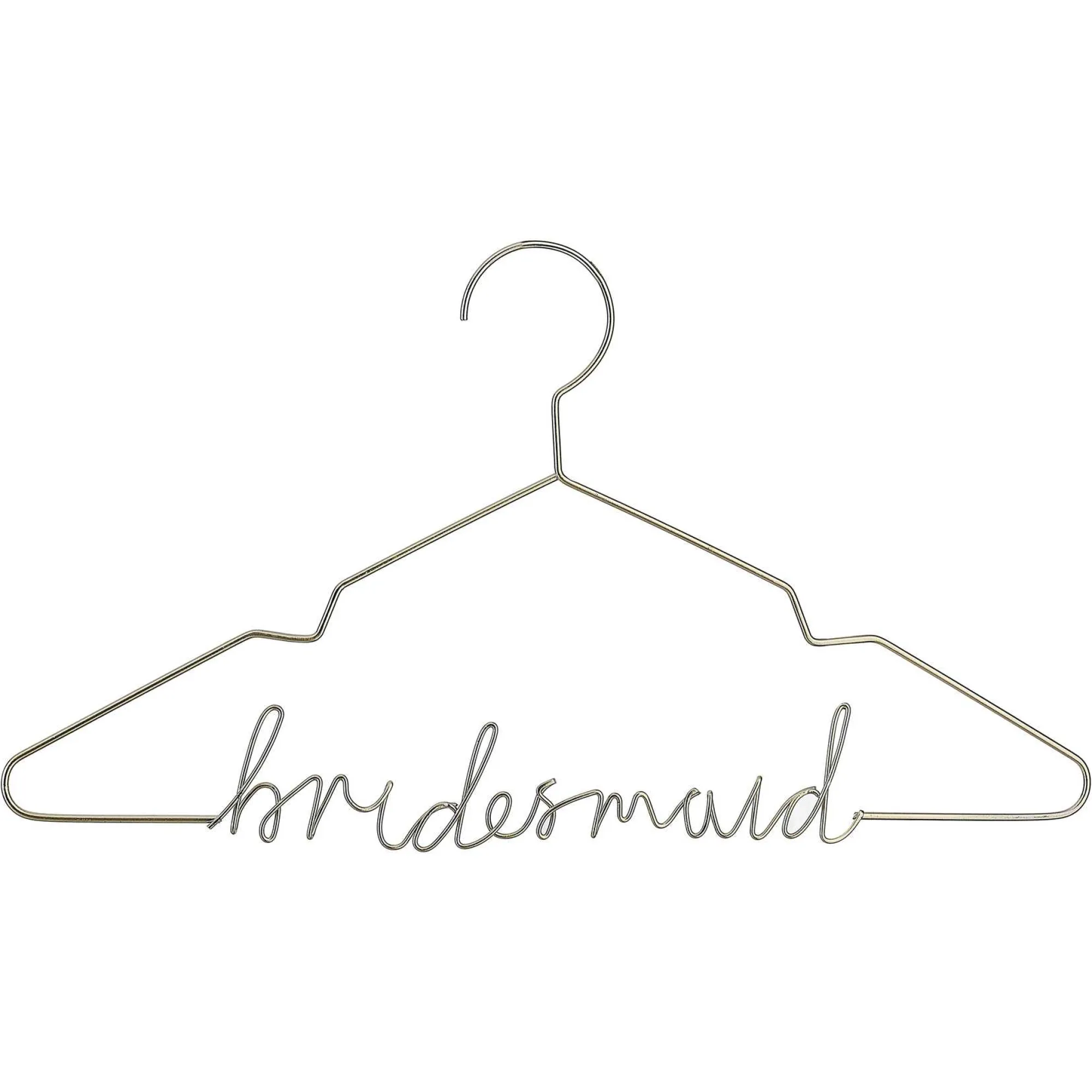 Wedding*Whistlefish Gold Metal Bridesmaid Hanger
