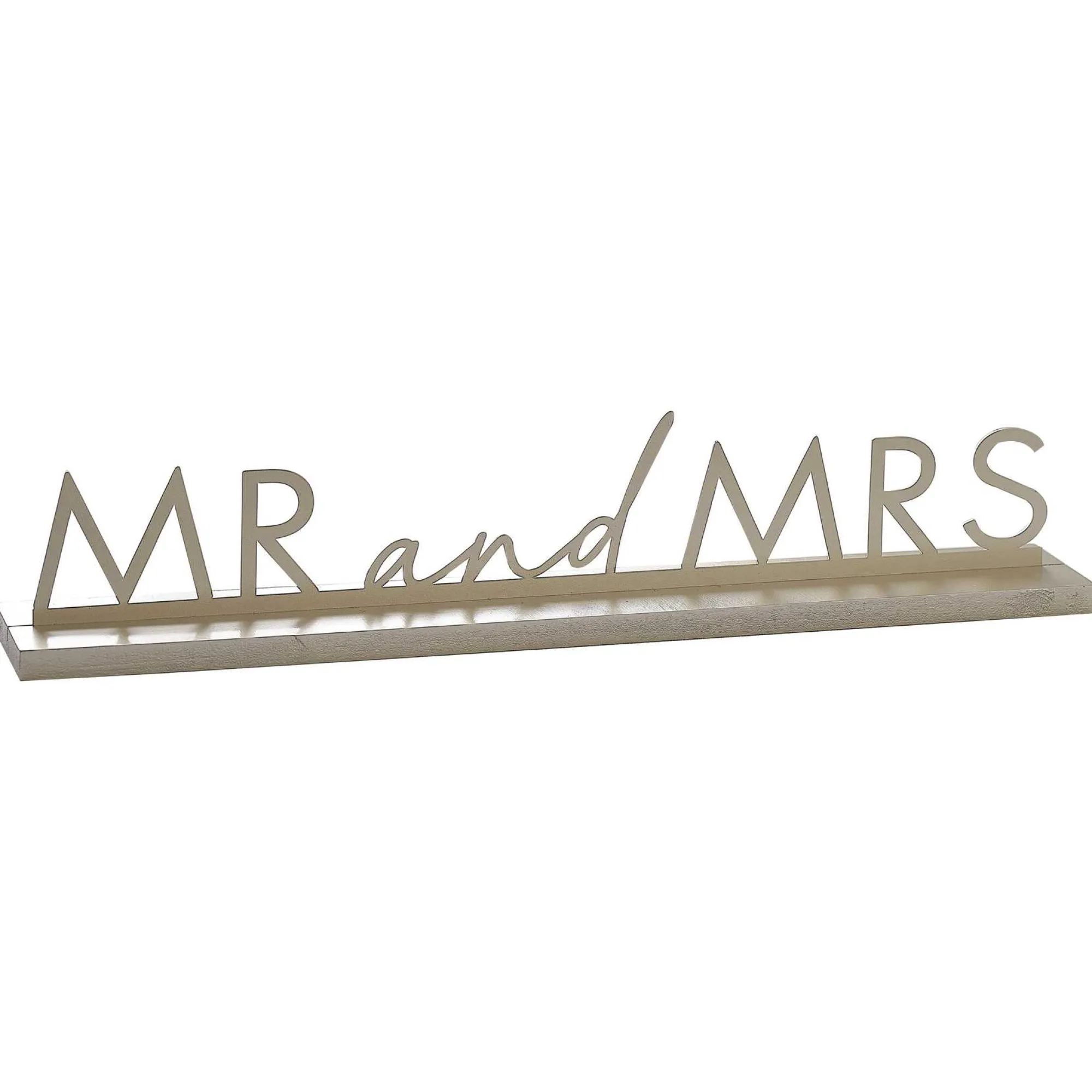 Decorations|Wedding*Whistlefish Gold Metal Mr And Mrs Sign