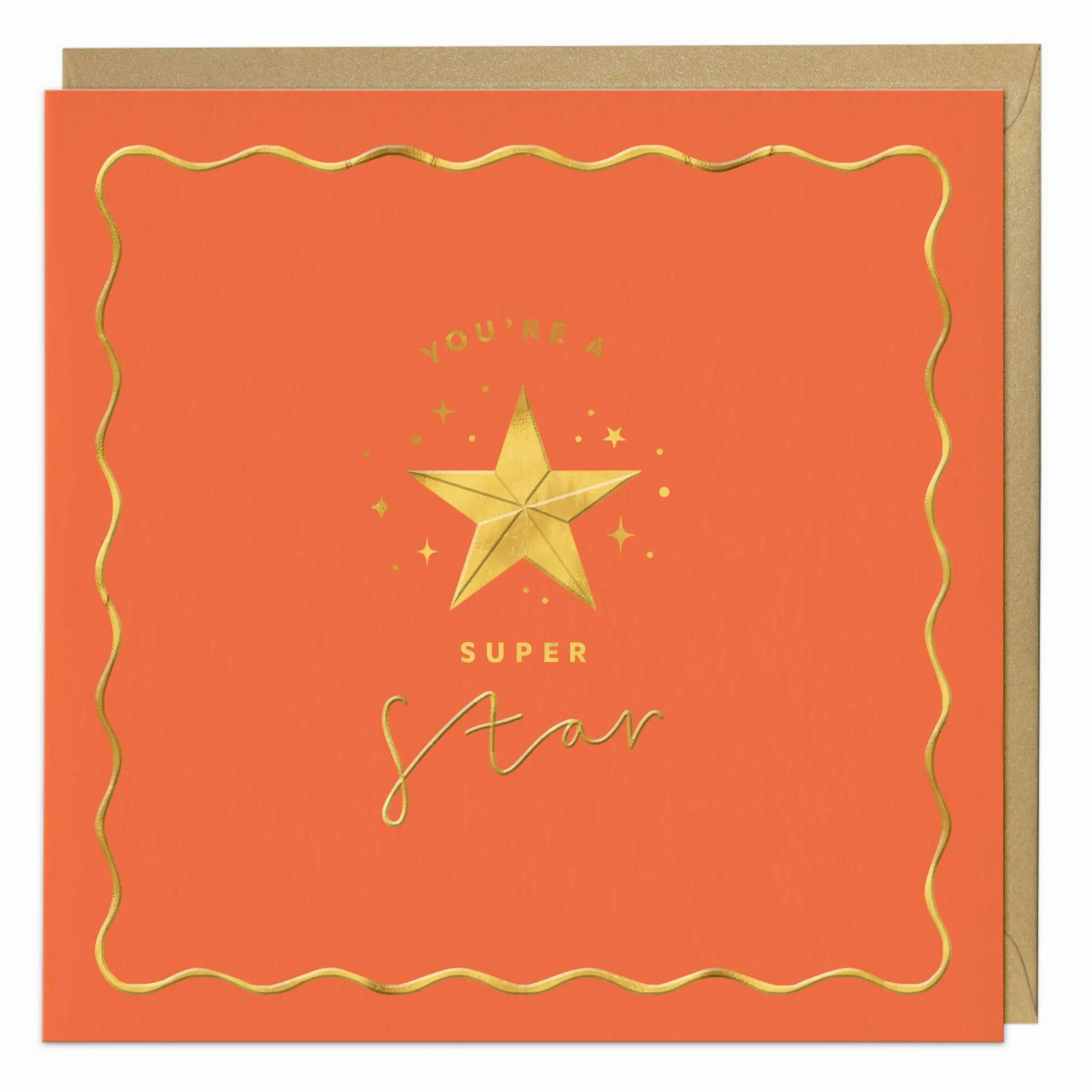Birthday|For Children*Whistlefish Golden Brights Super Star Art Card