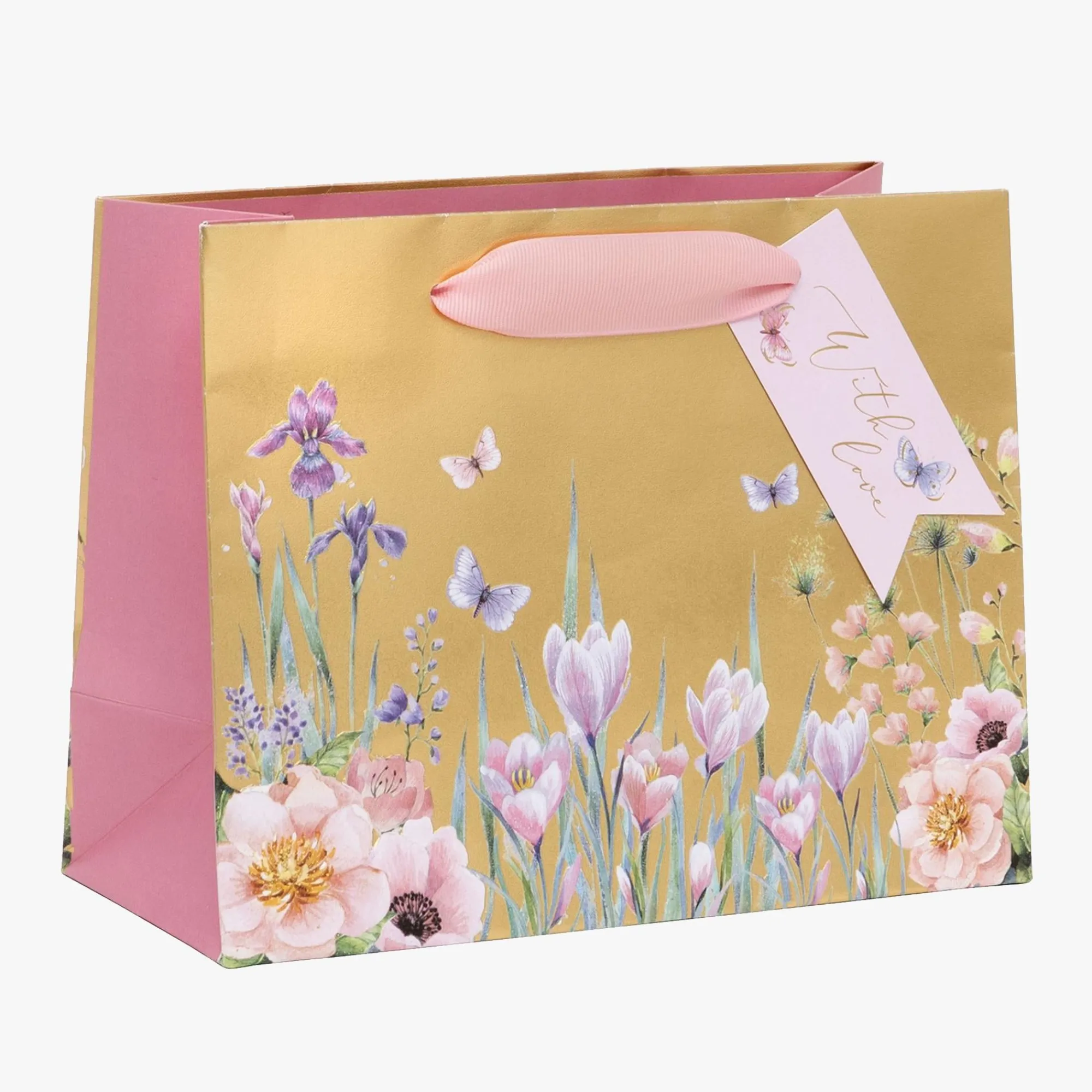 Gift Bags|Gift Bags*Whistlefish Golden Garden Medium Gift Bag