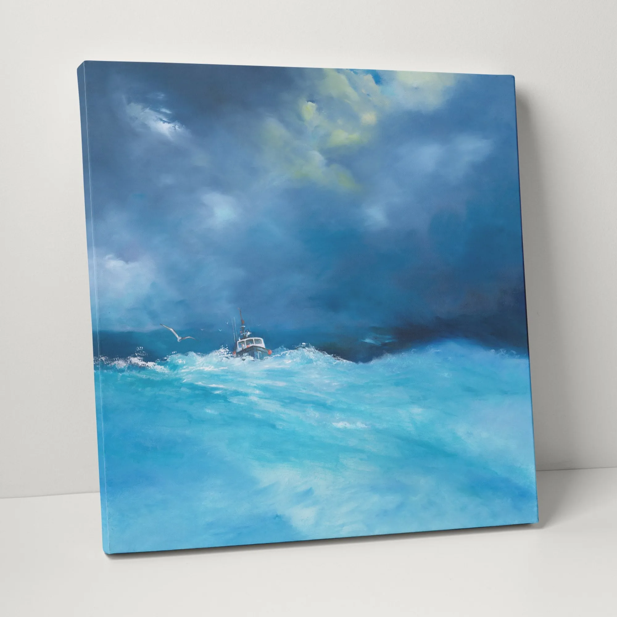 Coastal Scenes|Canvas*Whistlefish Gone Fishing Canvas