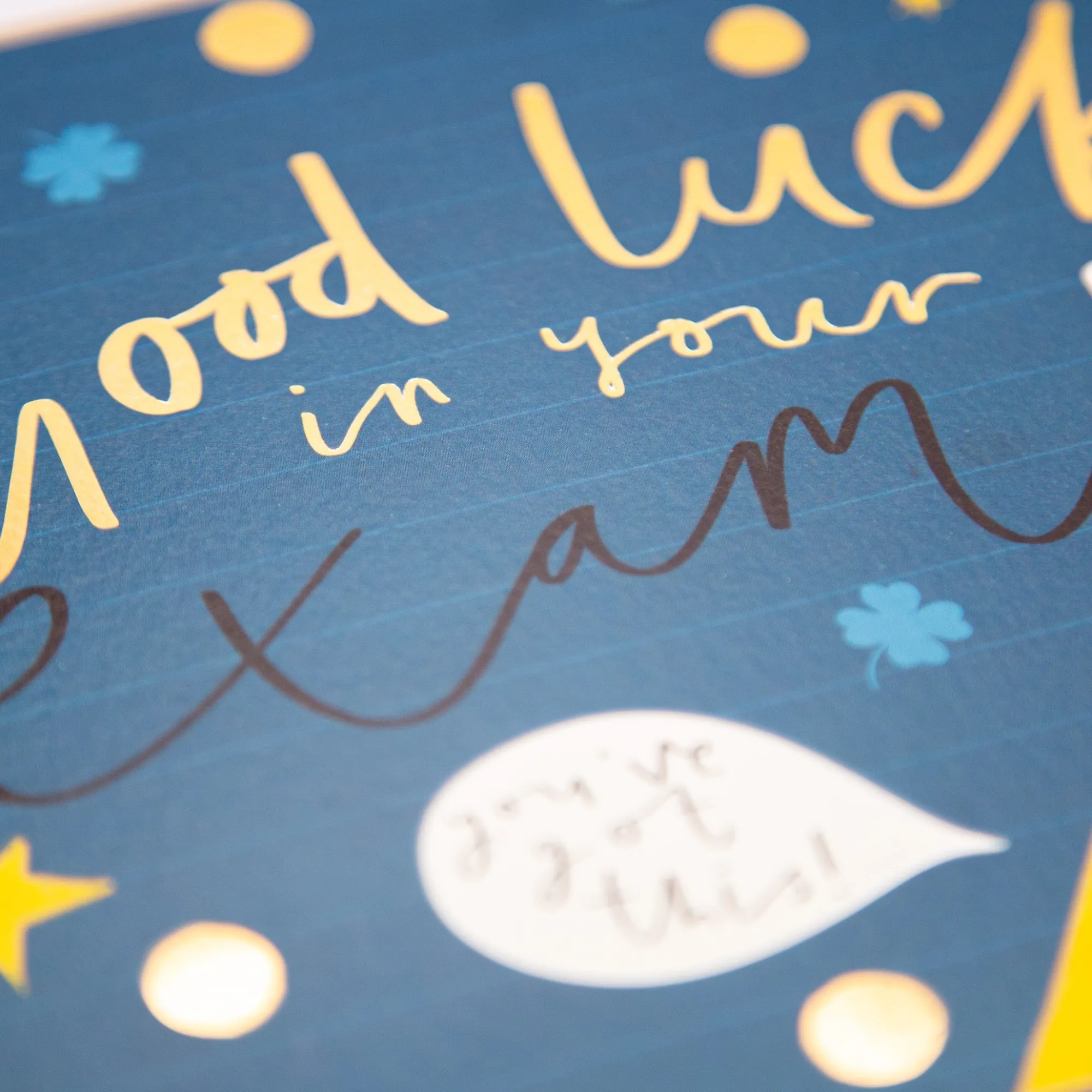 Good Luck*Whistlefish Good Luck In Your Exams Card