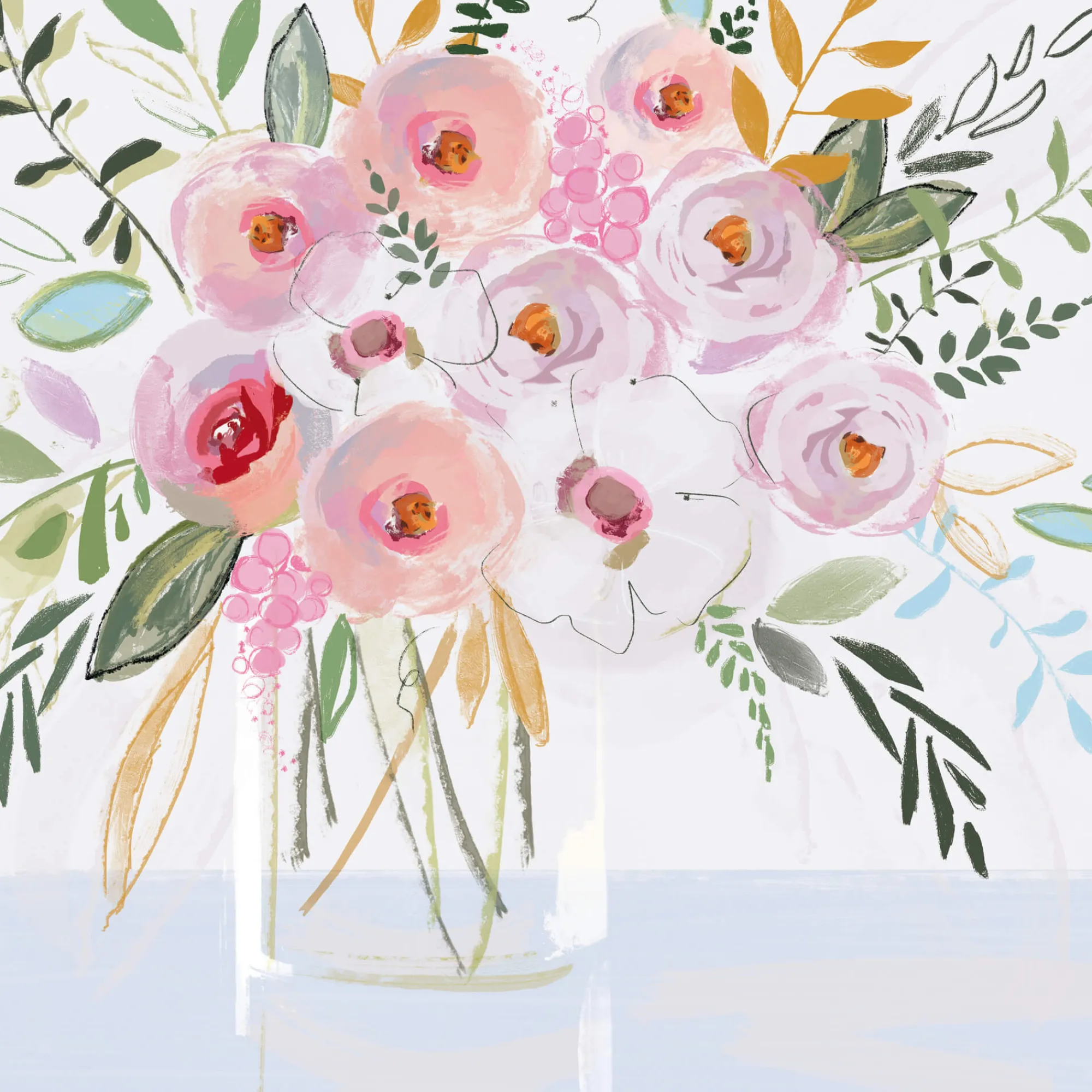 Unframed Prints*Whistlefish Good Morning Peonies Art Print