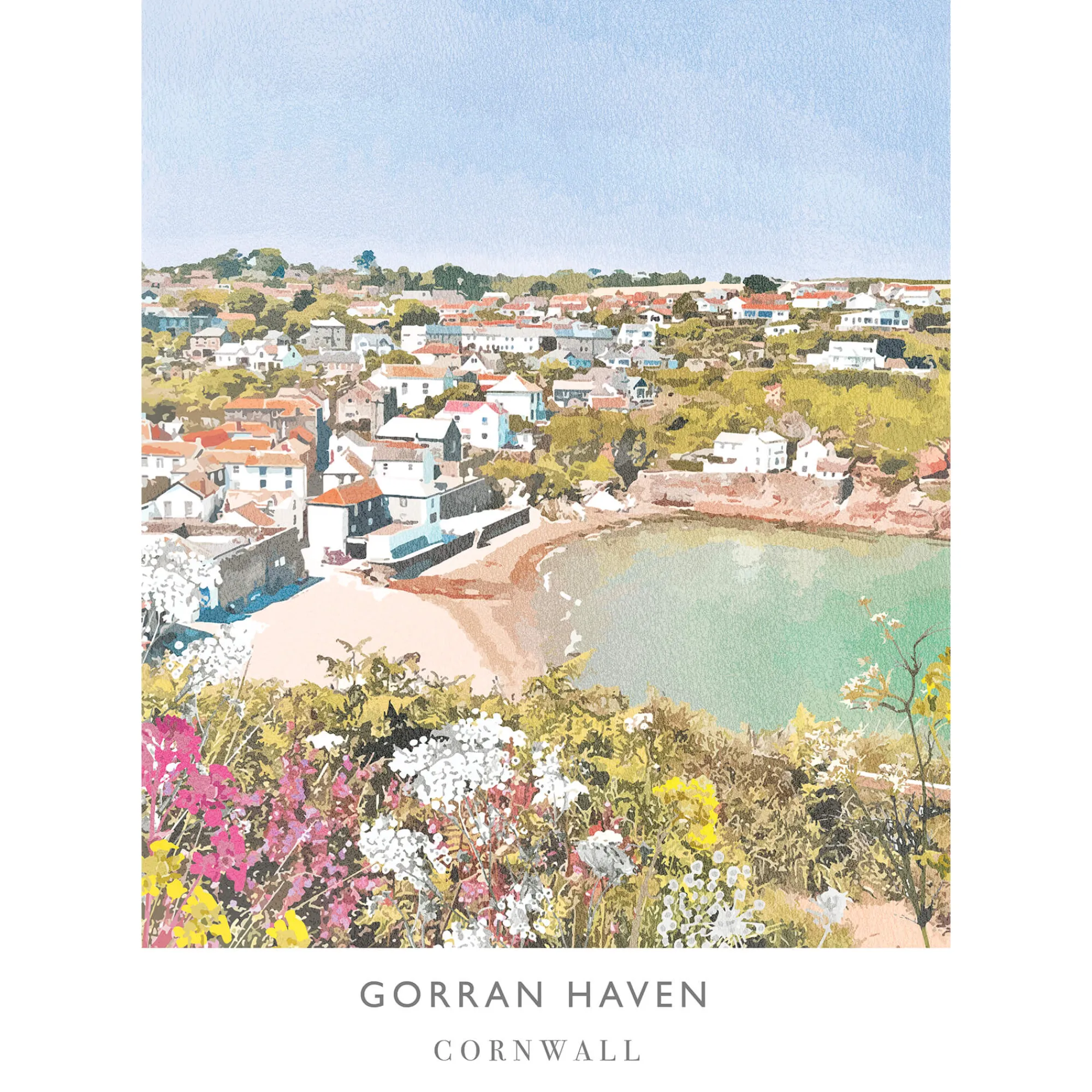 Unframed Prints*Whistlefish Gorran Haven Art Print