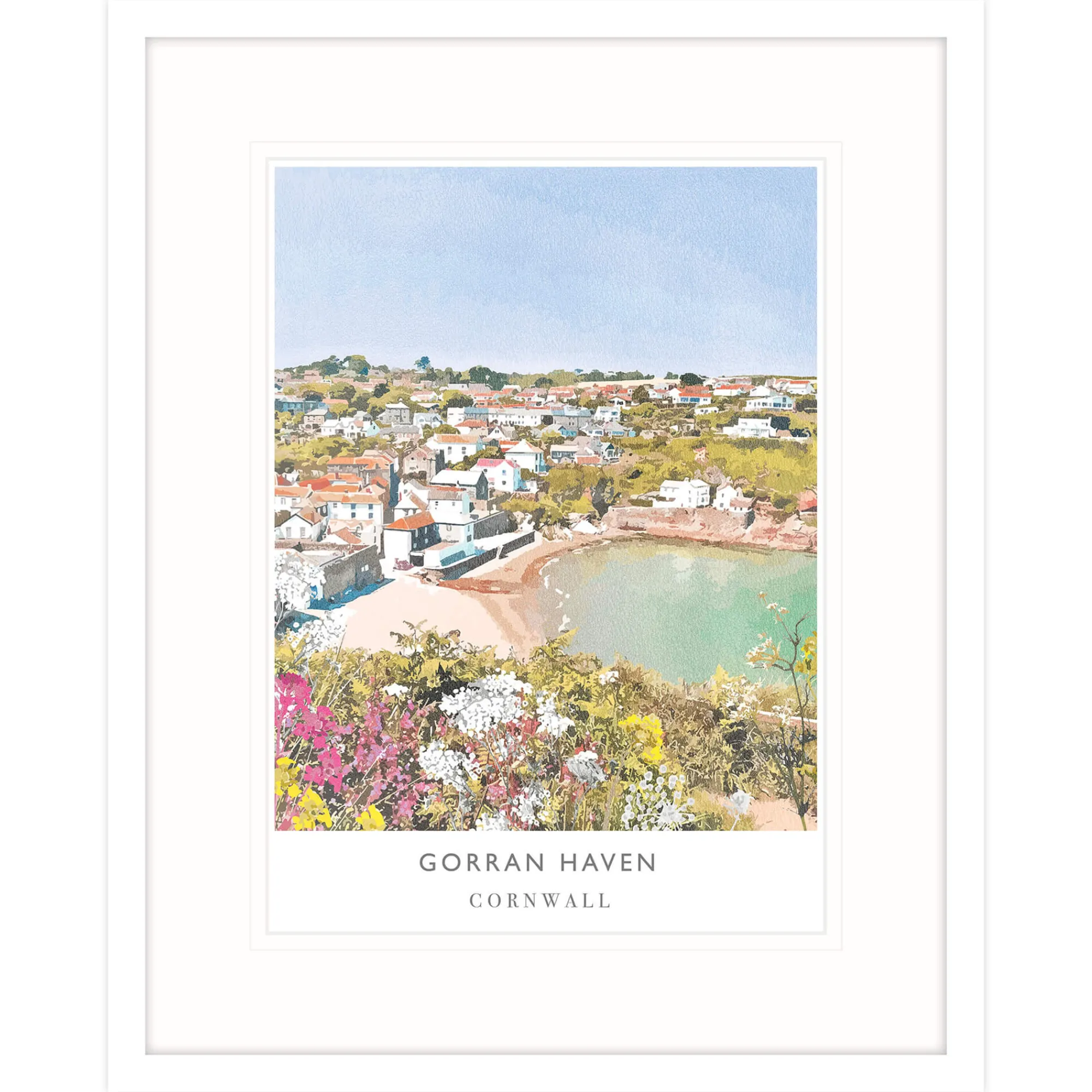 Travel|Framed Prints*Whistlefish Gorran Haven Framed Print