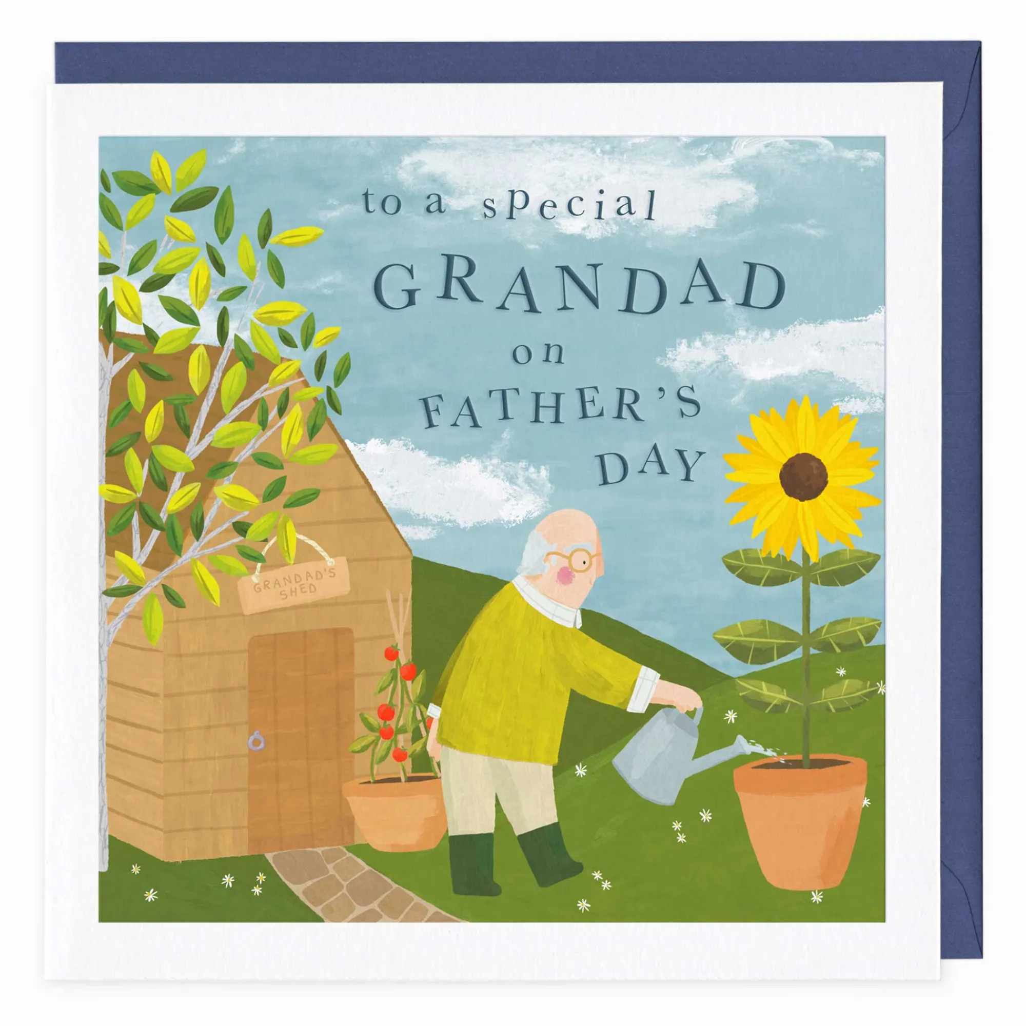 Father's Day*Whistlefish Grandad's Garden Father's Day Card
