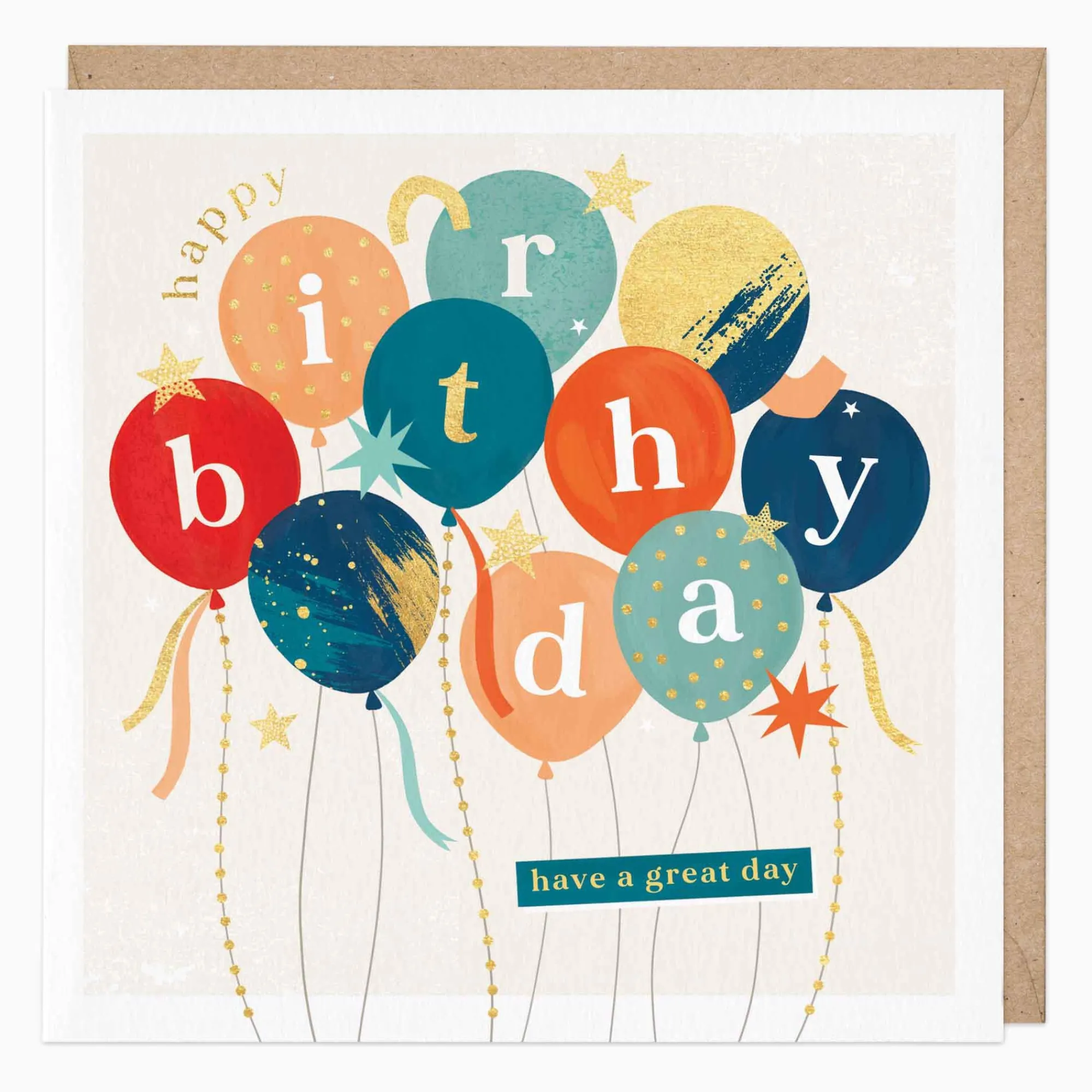 Birthday|For Children*Whistlefish Great Day Balloons Birthday Card