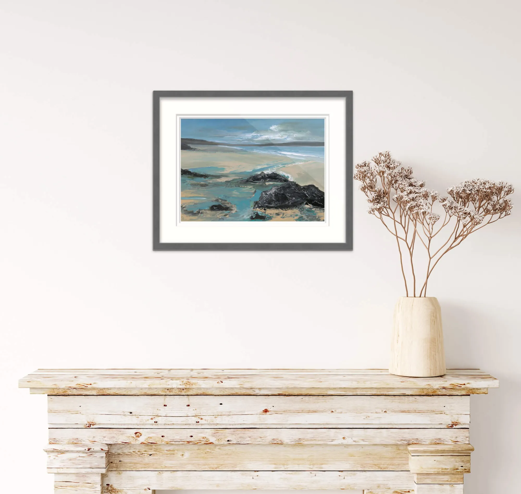 Unframed Prints*Whistlefish Gwithian Rockpool Art Print