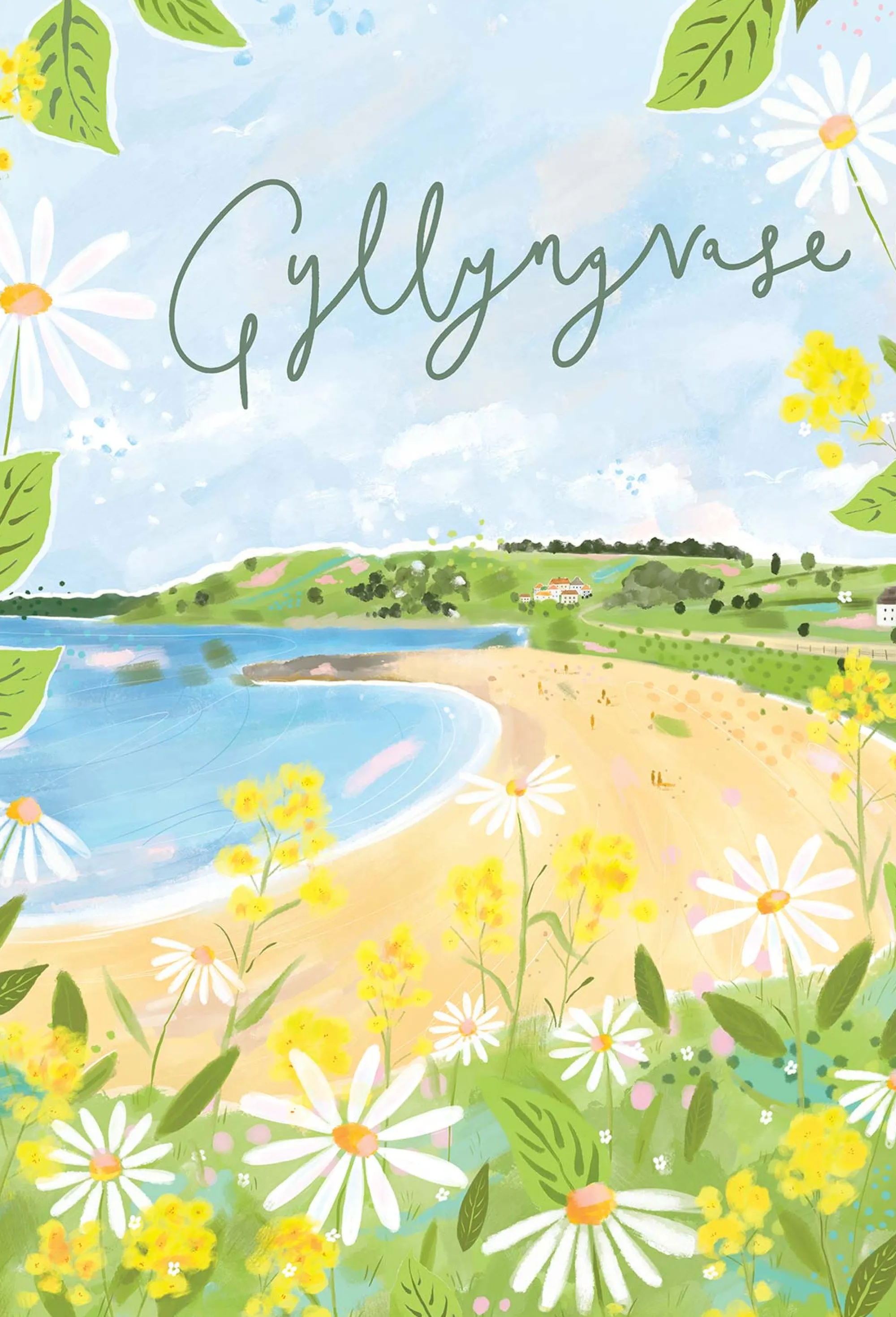 Cornwall|Falmouth*Whistlefish Gyllngvase Large Framed Print