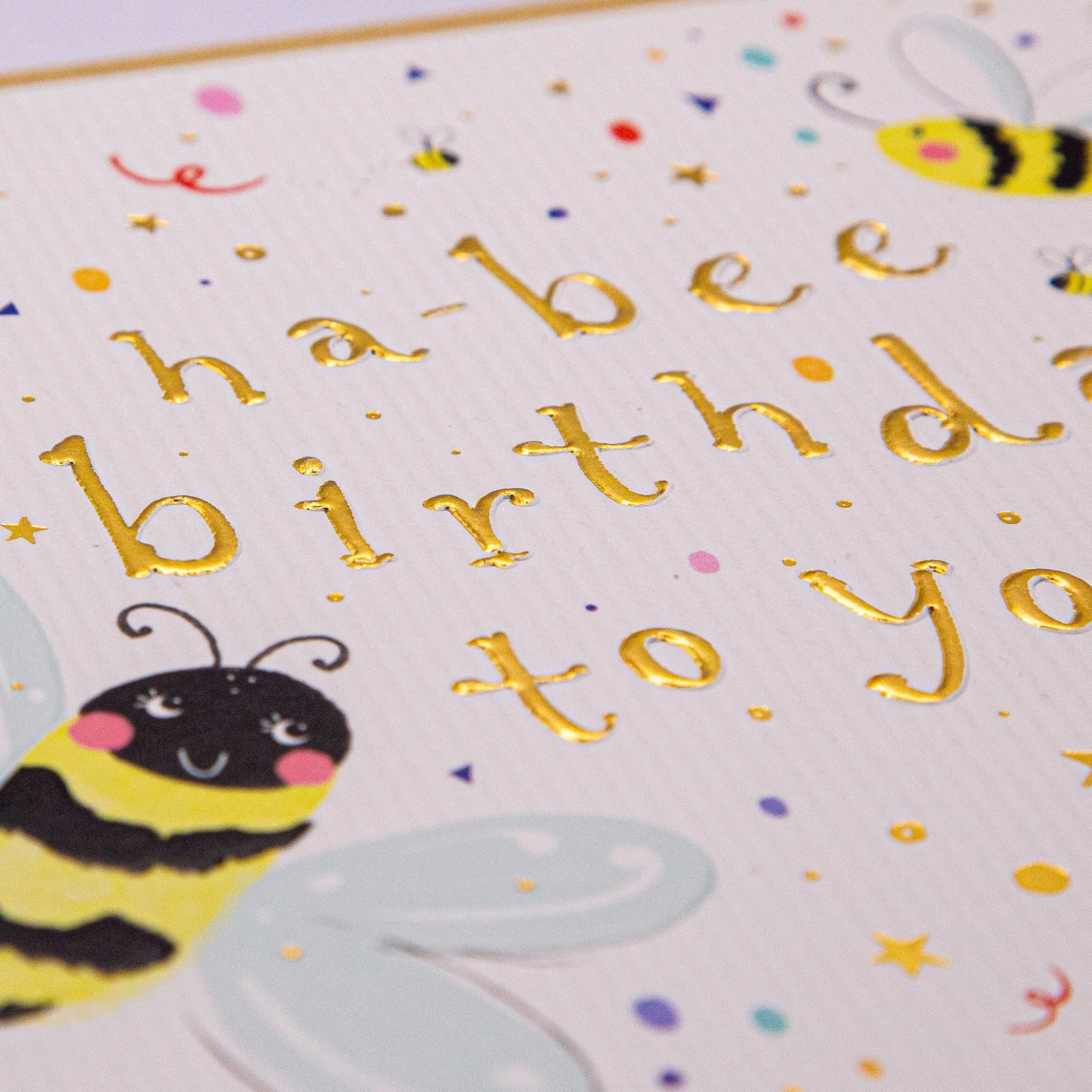 Birthday|For Children*Whistlefish Ha-Bee Birthday Card