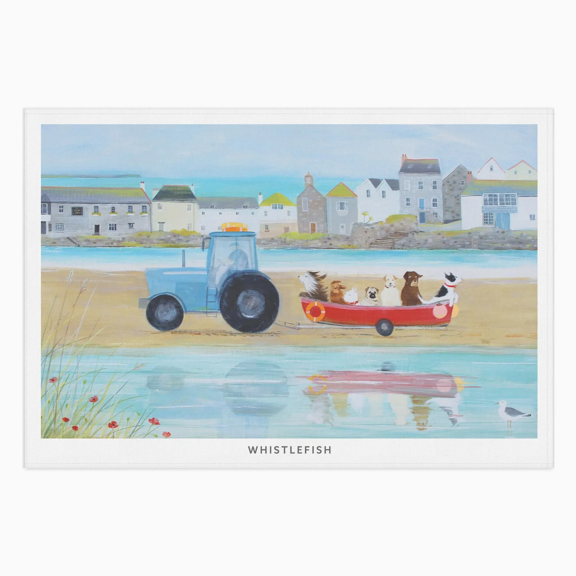 Under £20|Under £10*Whistlefish Hannah Cole Beach Trip Tea Towel