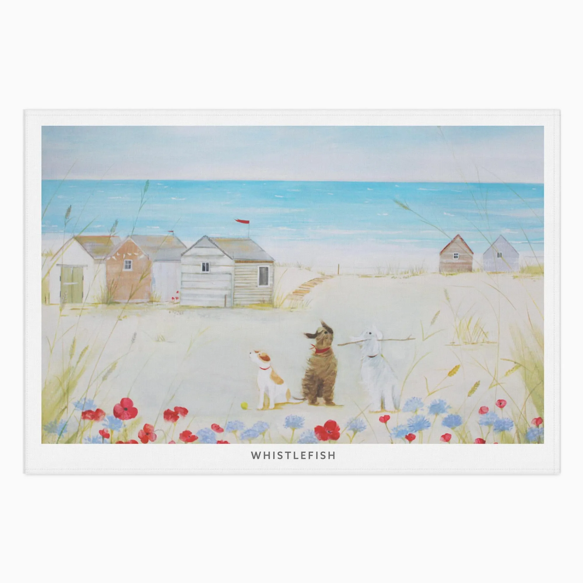 Under £20|Under £10*Whistlefish Hannah Cole Fun In The Dunes Tea Towel