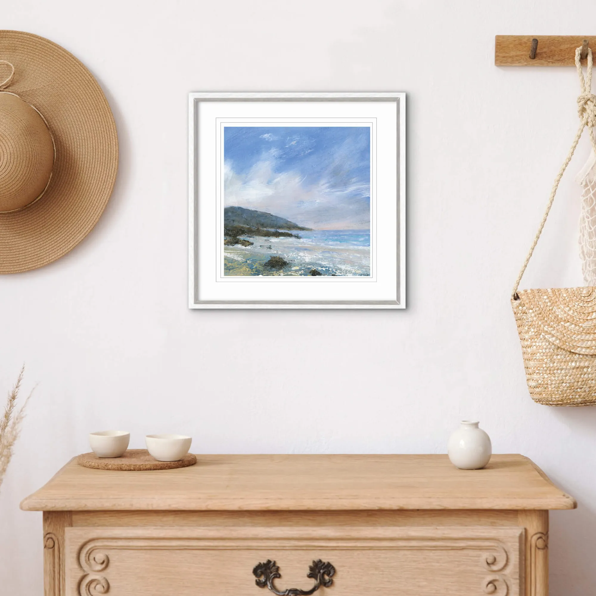 Unframed Prints*Whistlefish Happiness By The Sea Art Print