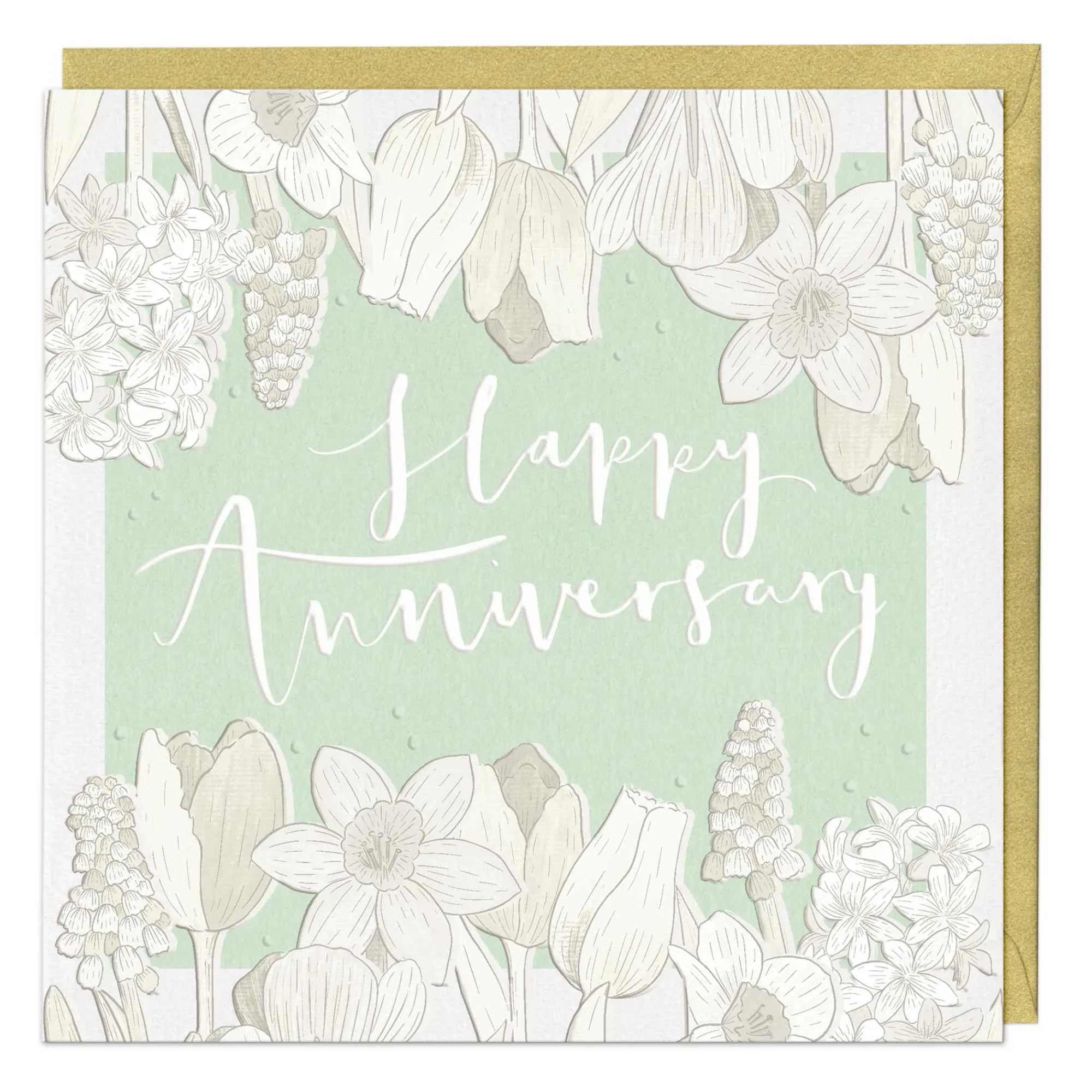 Anniversary|For Him*Whistlefish Happy Anniversary Floral Luxury Card