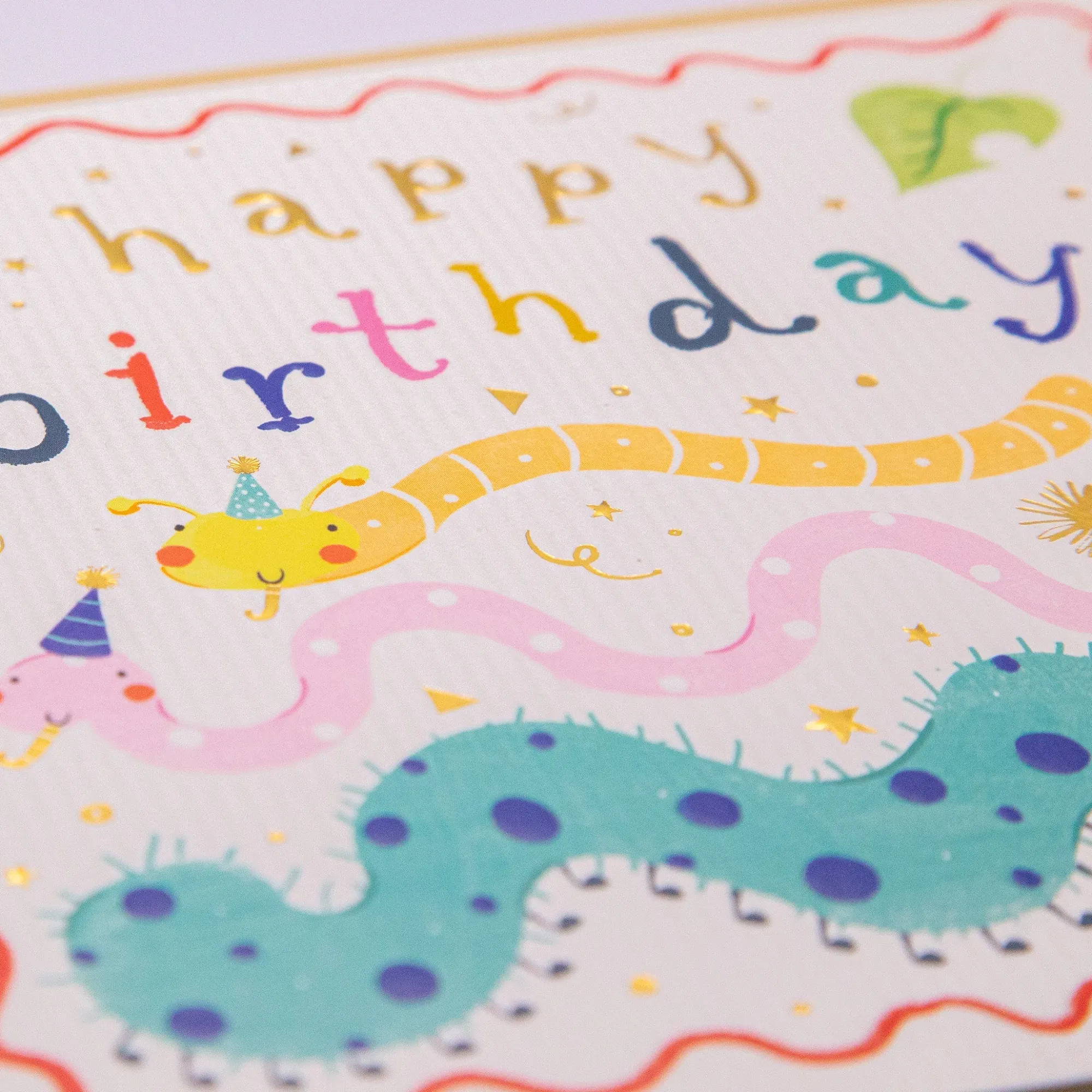 Birthday|For Children*Whistlefish Happy Birthday Caterpillar Card