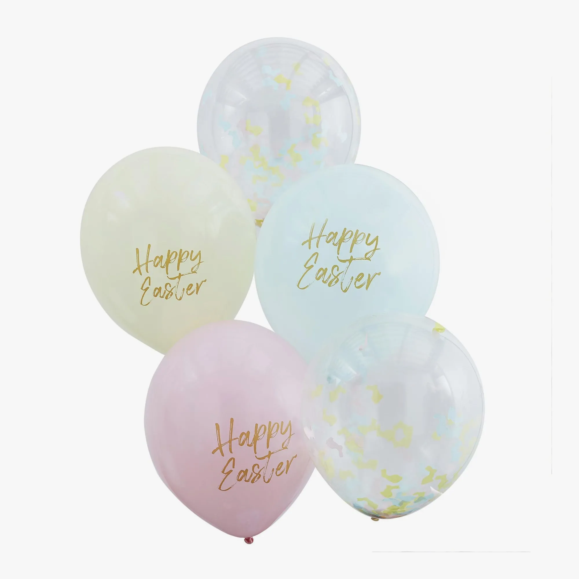 Confetti|Balloons*Whistlefish Happy Easter Confetti & Pastel Balloons