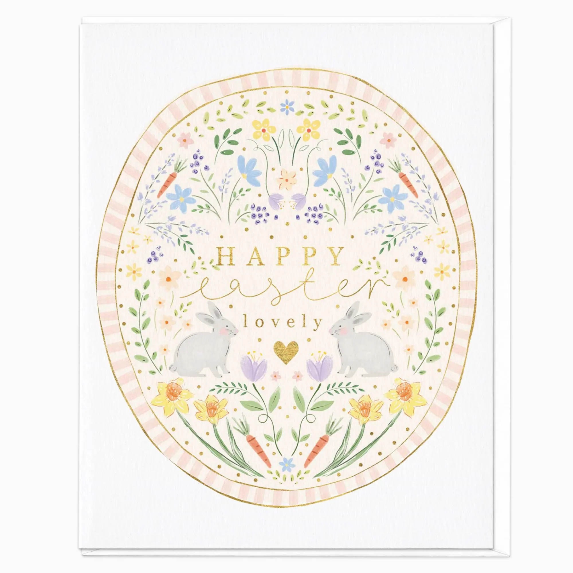 Easter*Whistlefish Happy Easter Floral Card