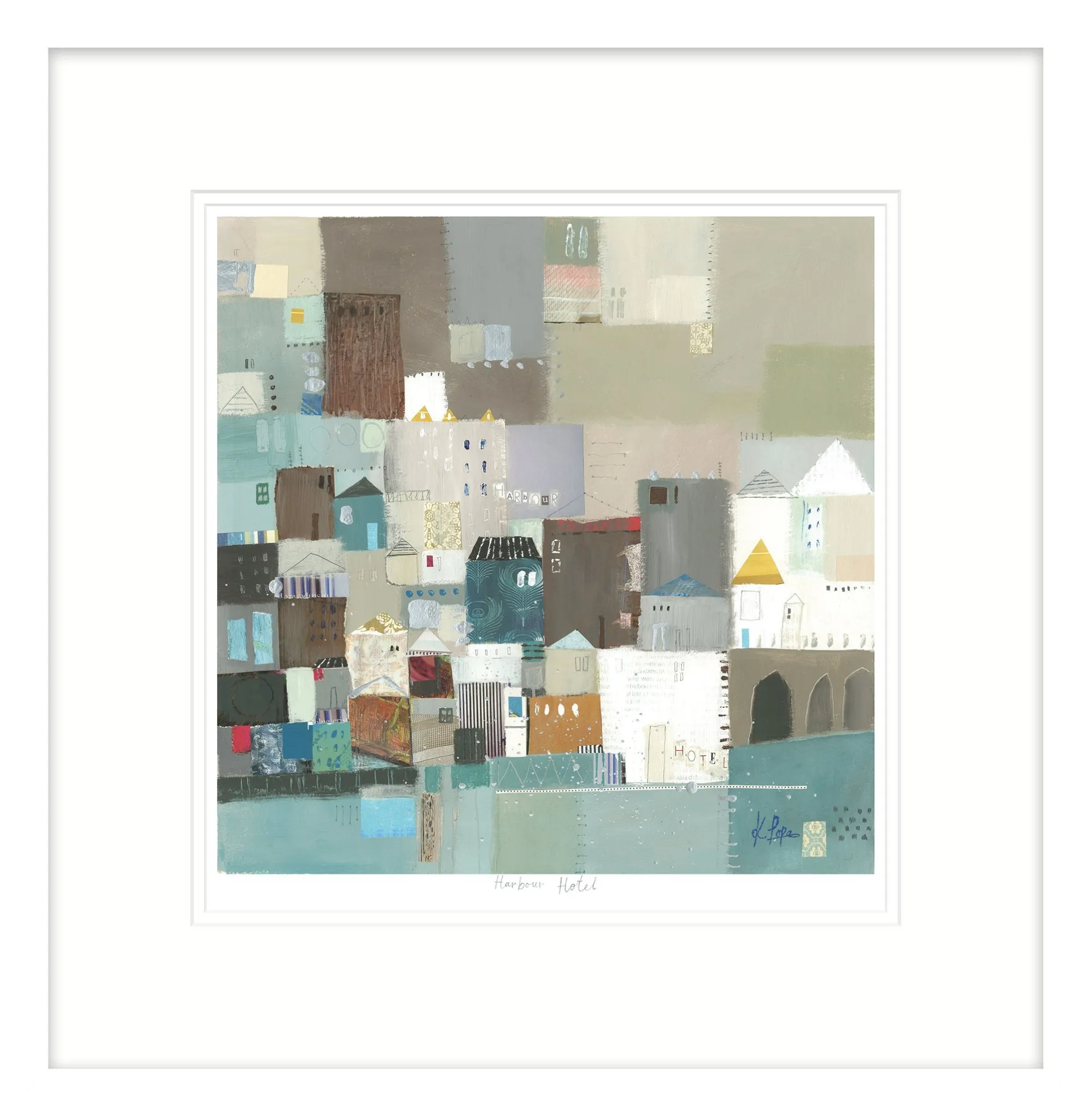 Padstow|Cornwall*Whistlefish Harbour Hotel Framed Print