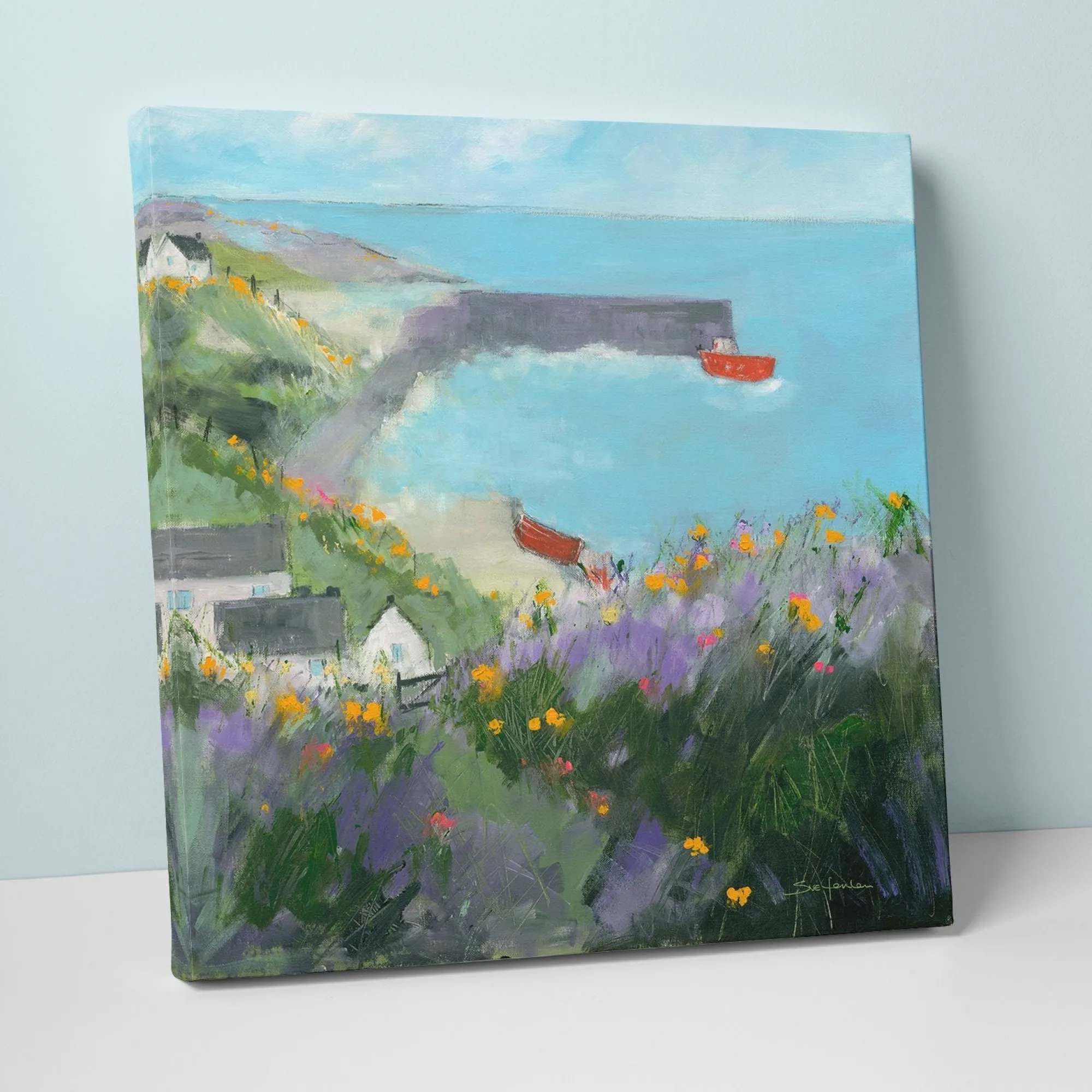 Coastal Scenes|Canvas*Whistlefish Harbour Pathway Canvas