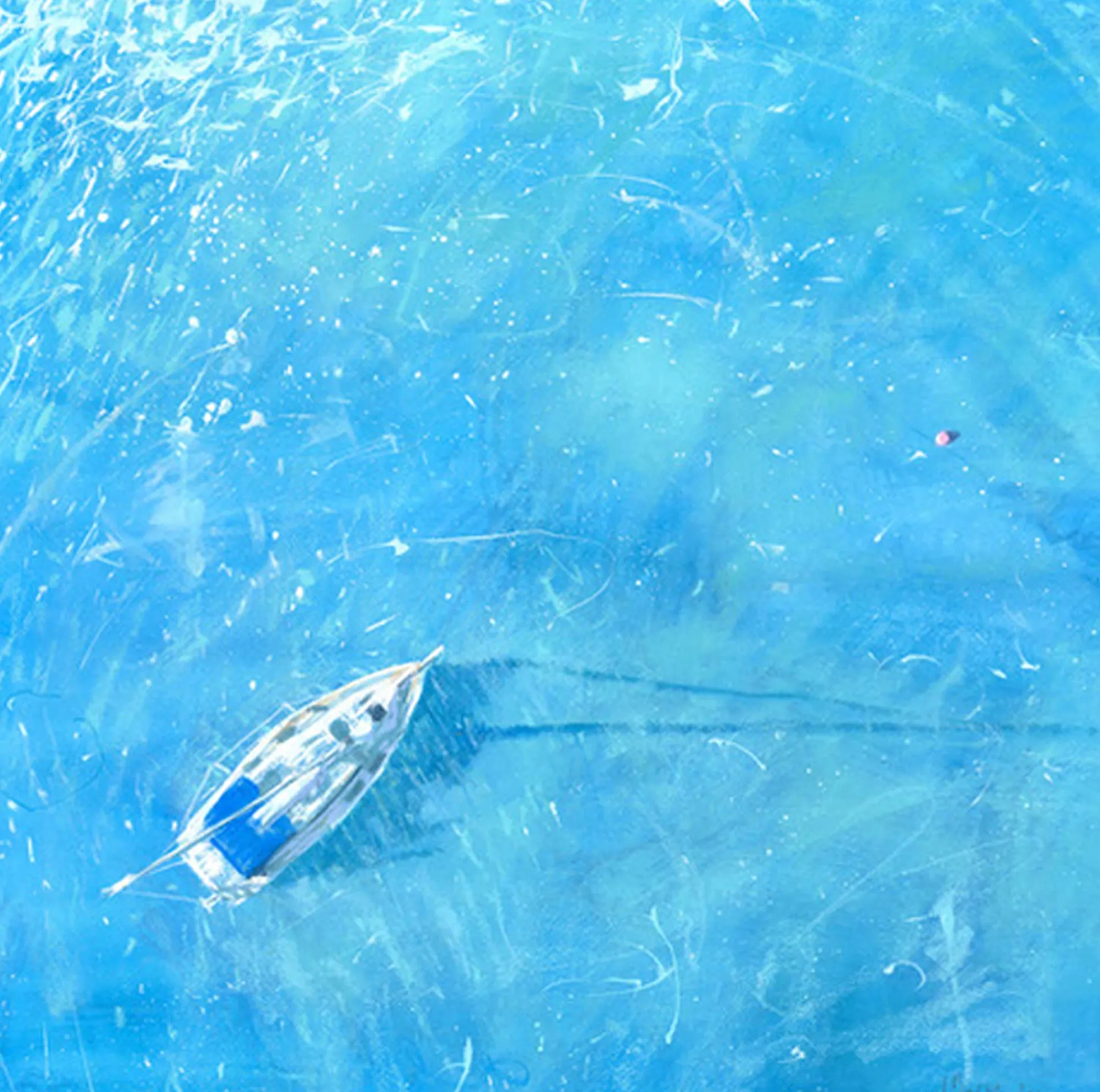 Unframed Prints*Whistlefish Harbour Yacht Art Print