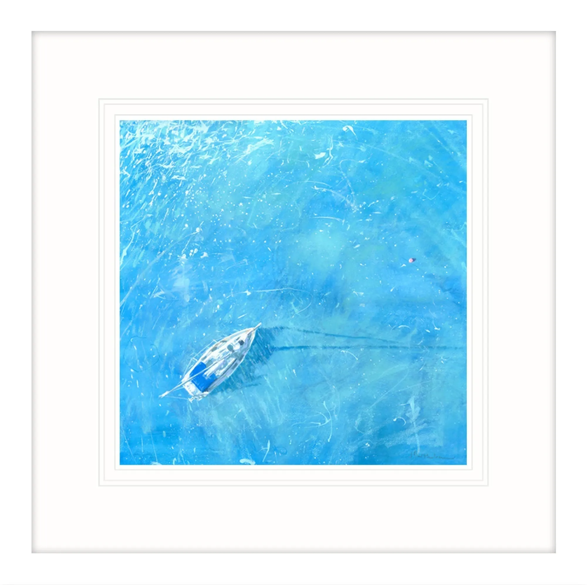 Coastal Scenes|Framed Prints*Whistlefish Harbour Yacht Framed Print