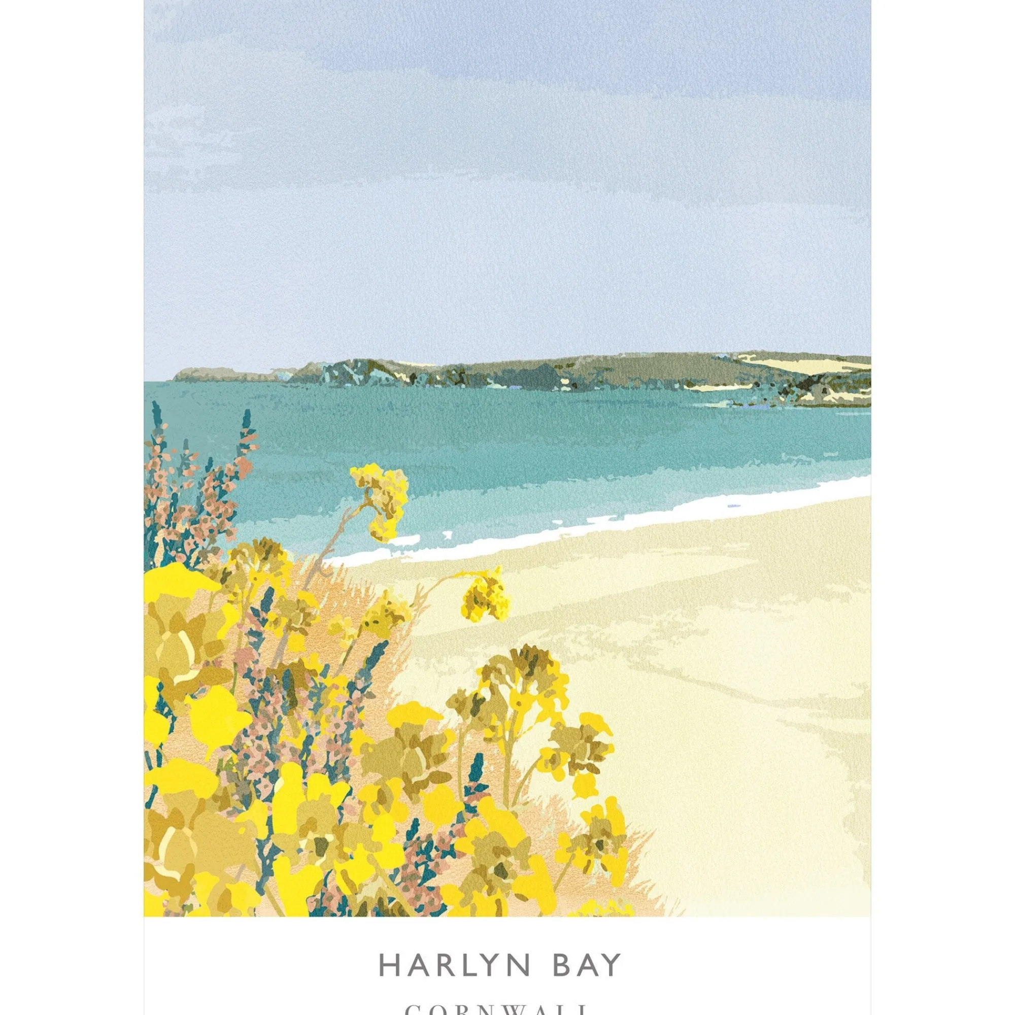 Unframed Prints*Whistlefish Harlyn Bay Large Art Print