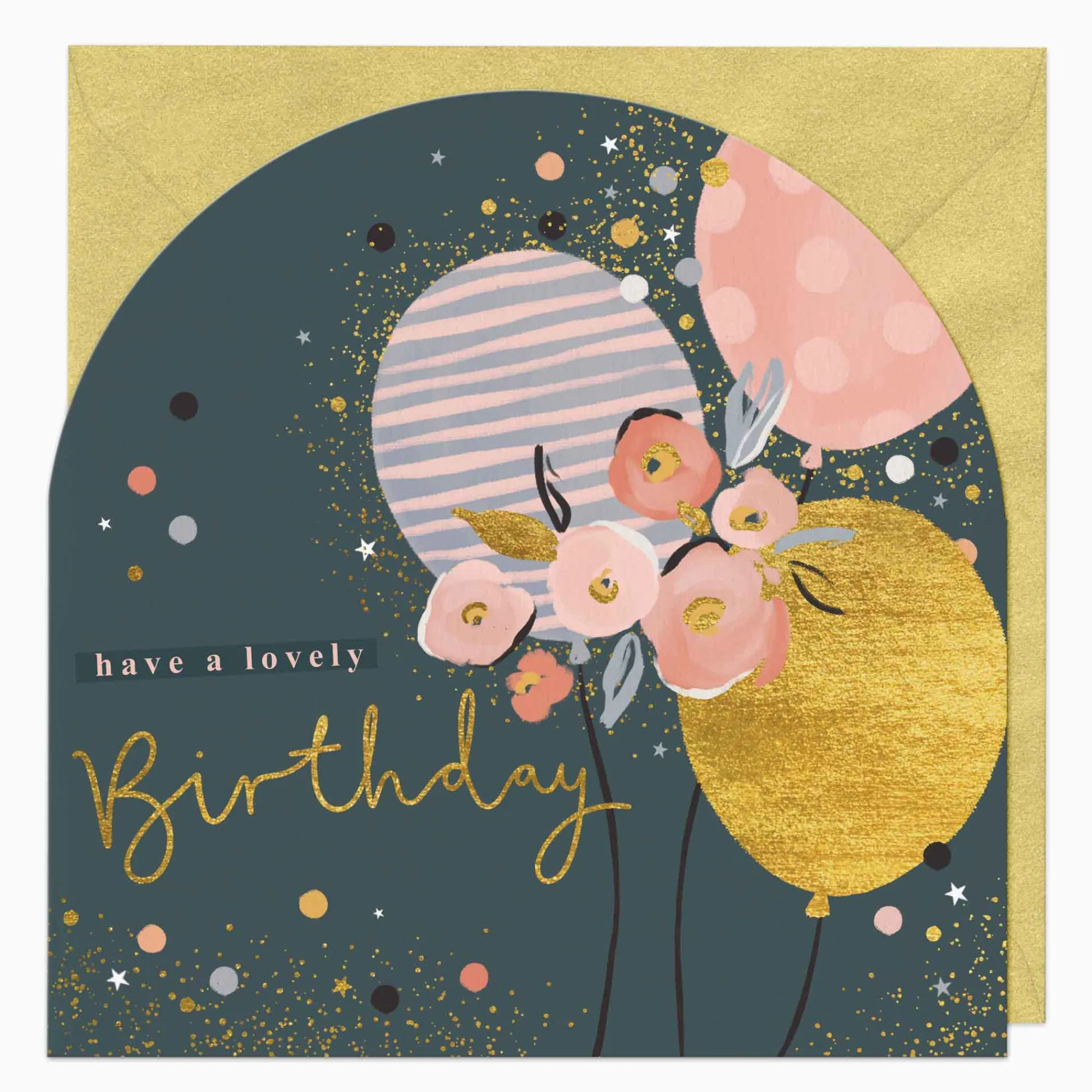 Birthday|For Her*Whistlefish Have A Lovely Birthday Arch Card