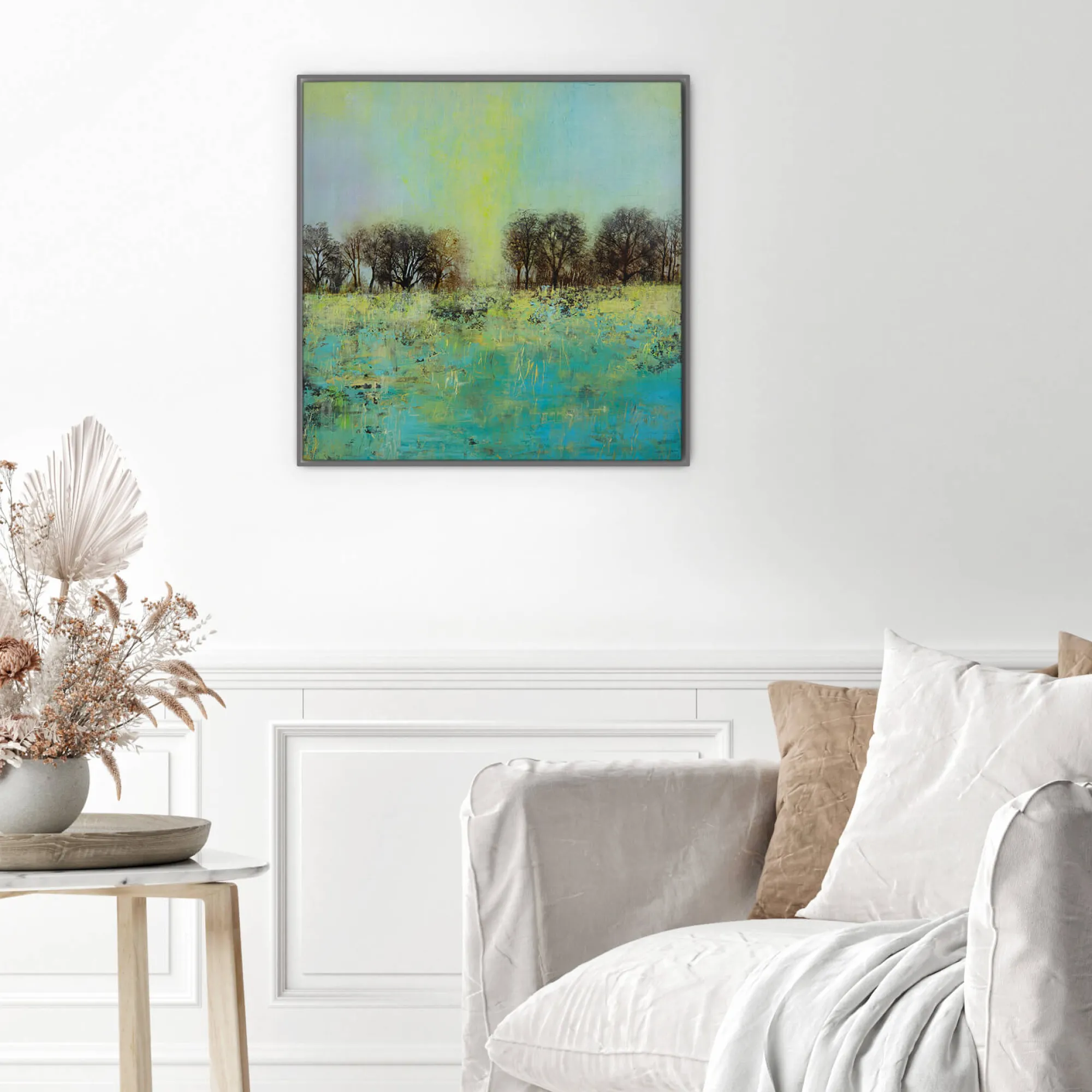 Framed Canvas*Whistlefish Hedgerow Light Framed Canvas