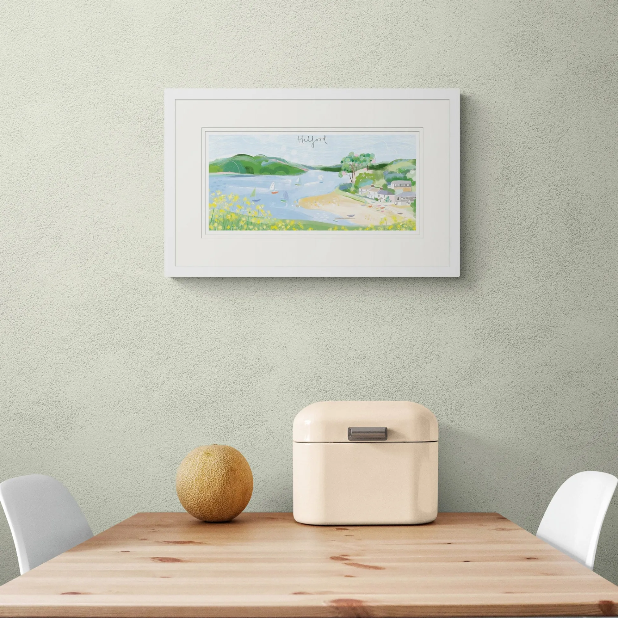 Coastal Scenes|Framed Prints*Whistlefish Helford Med Framed Print