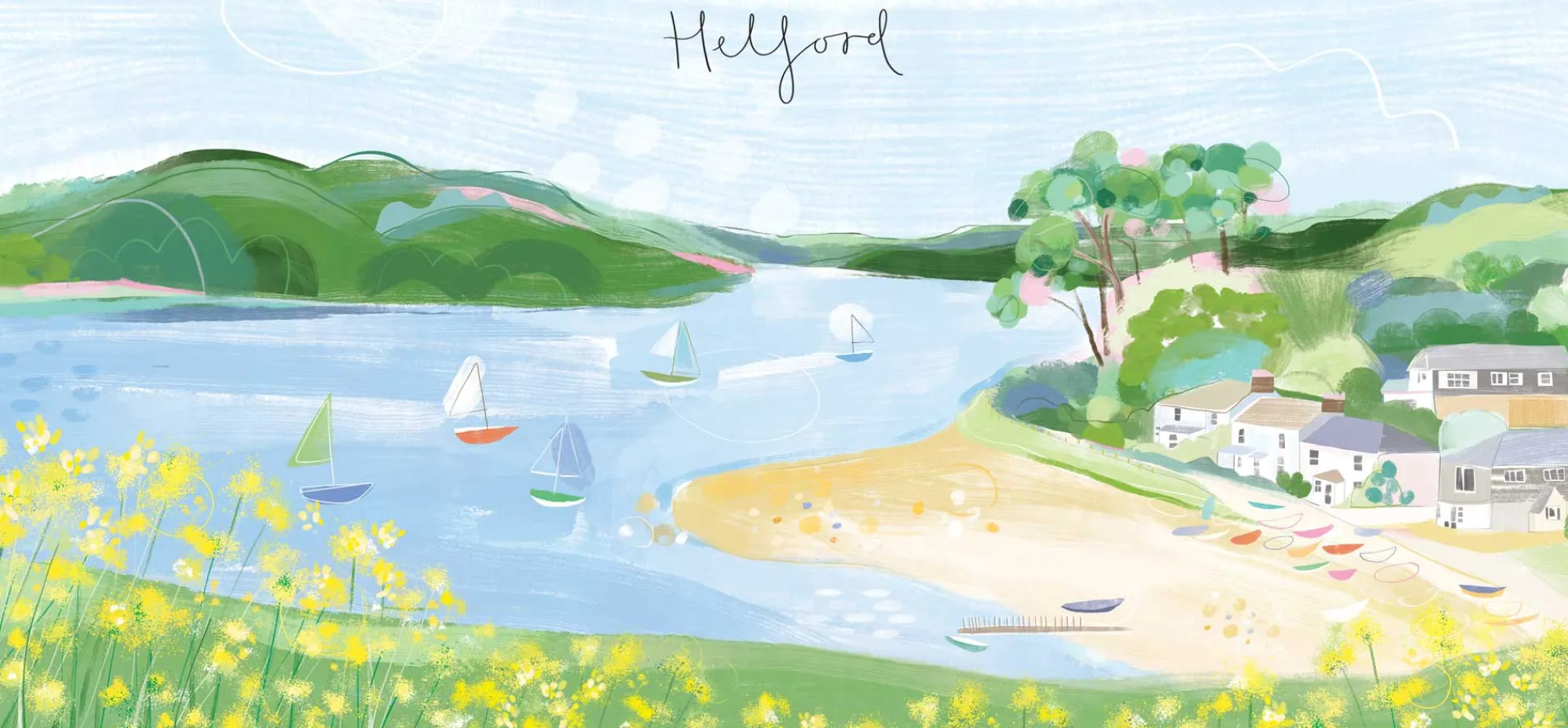 Unframed Prints*Whistlefish Helford Medium Art Print