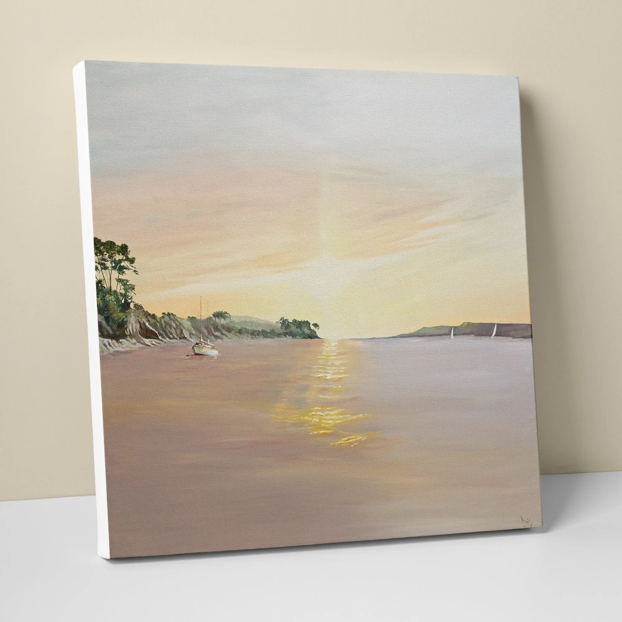 Cornwall|Coastal Scenes*Whistlefish Helford Passage Canvas