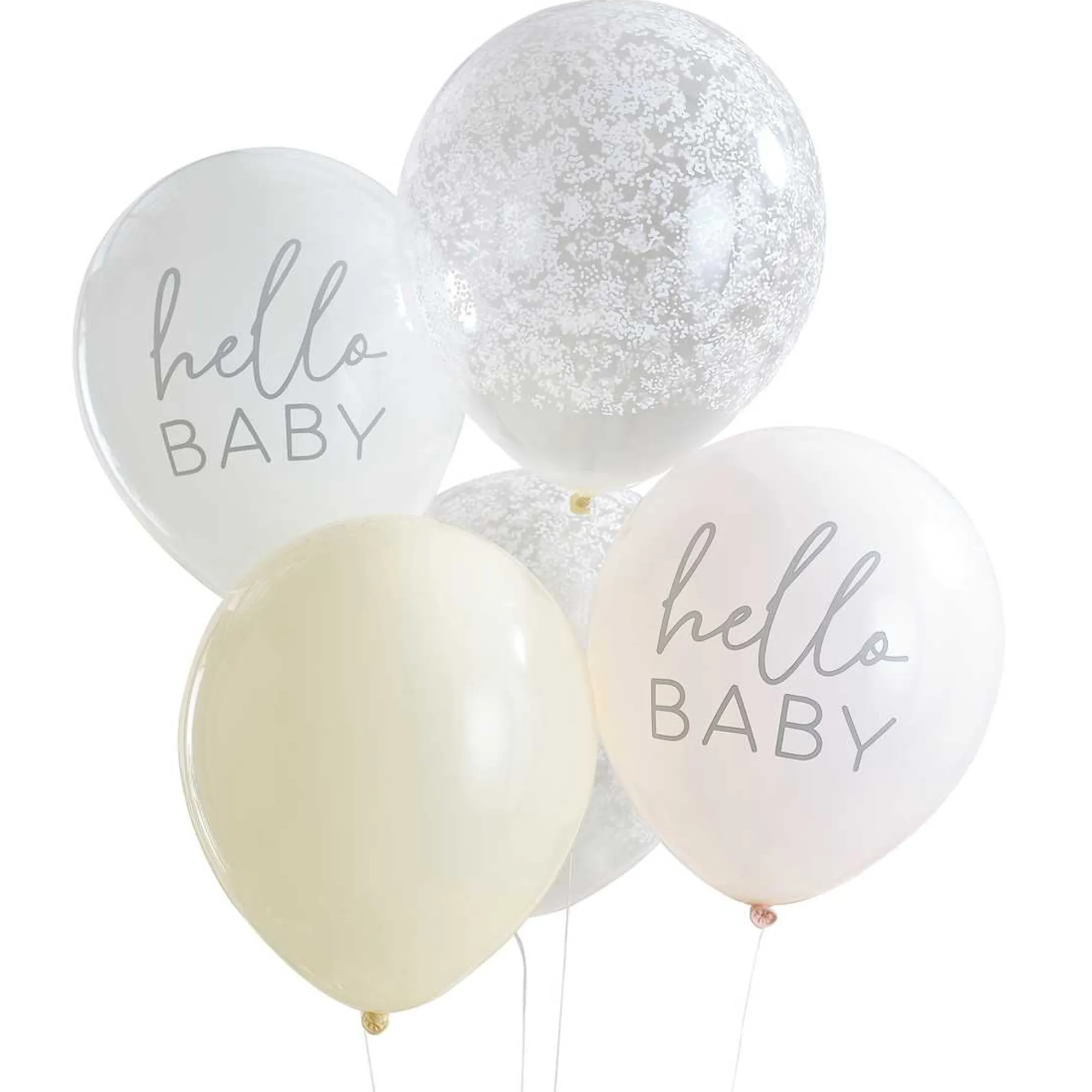 Balloons|Baby Shower*Whistlefish Hello Baby Floral Baby Shower Balloons