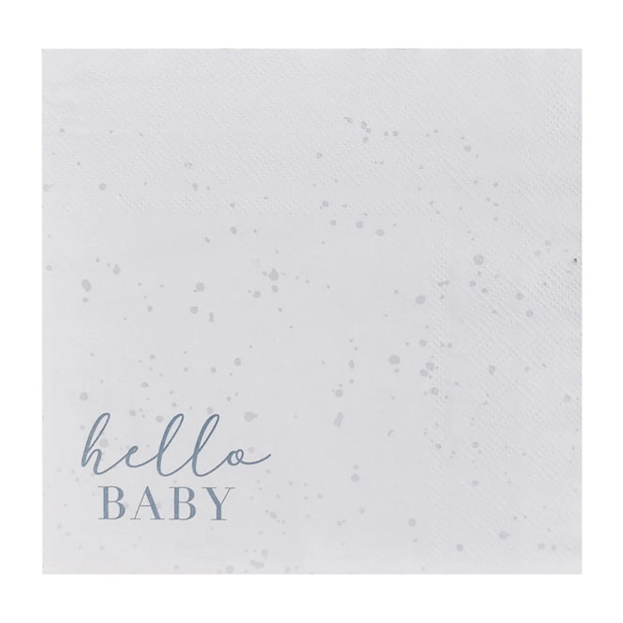 Baby Shower*Whistlefish Hello Baby Speckle Napkins