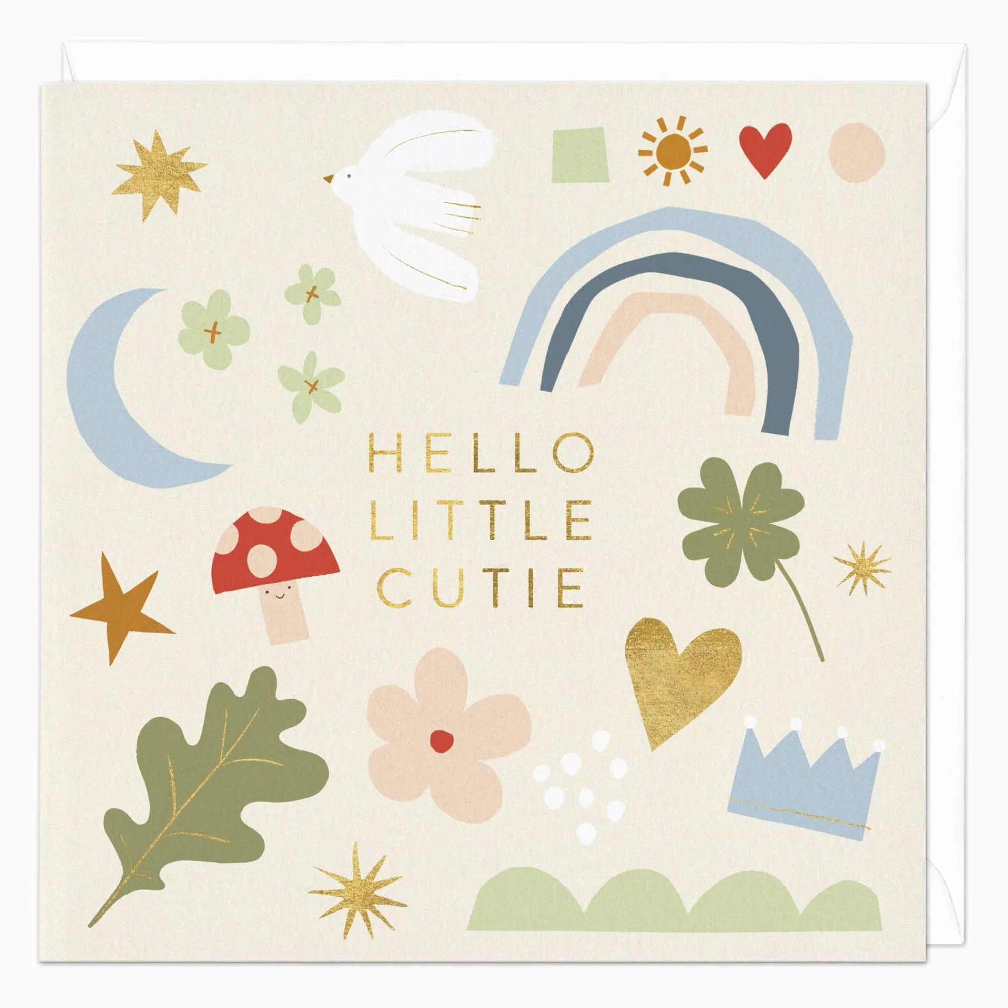 New Baby*Whistlefish Hello Little Cutie Baby Card