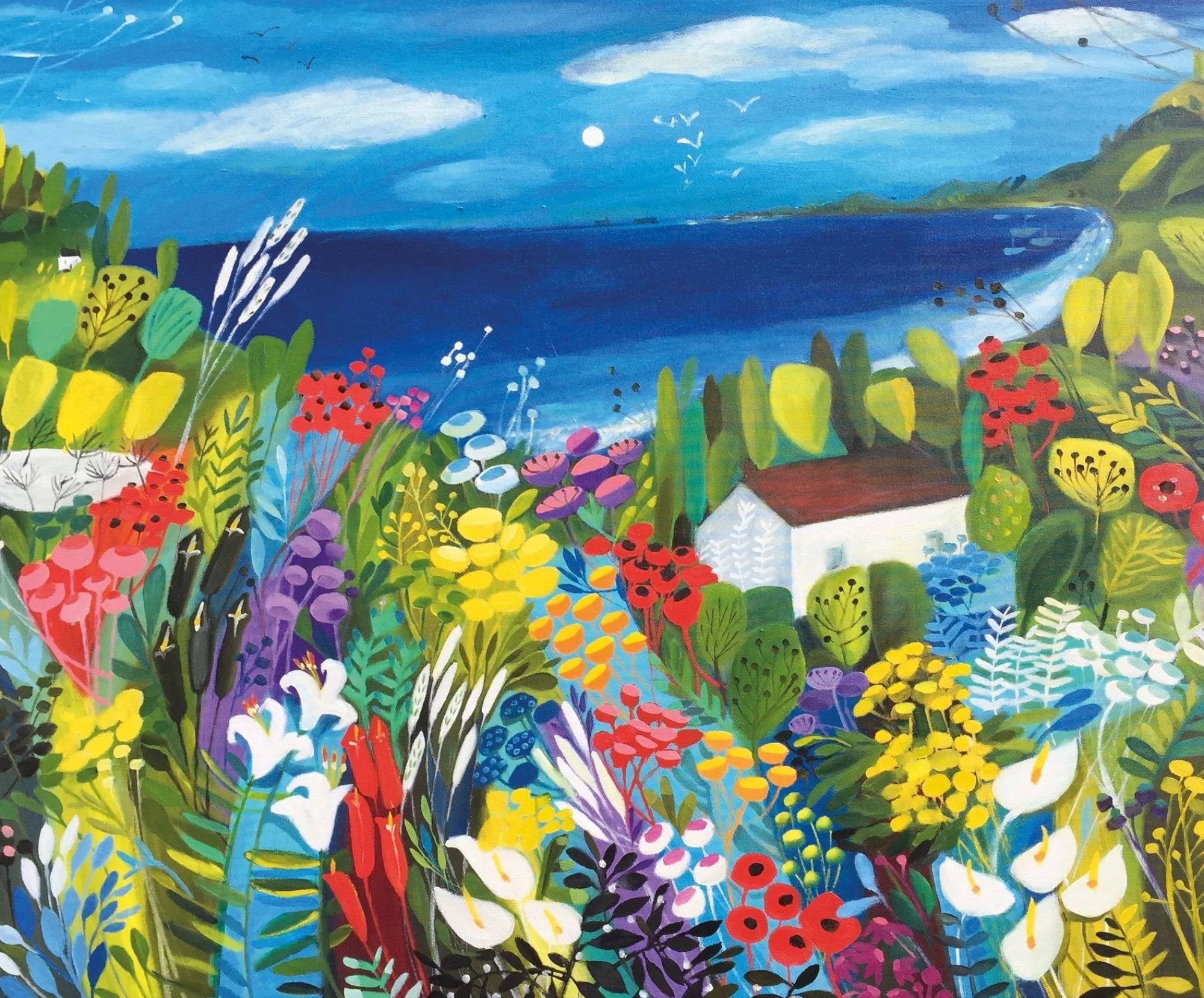 Unframed Prints*Whistlefish Home By The Sea Art Print