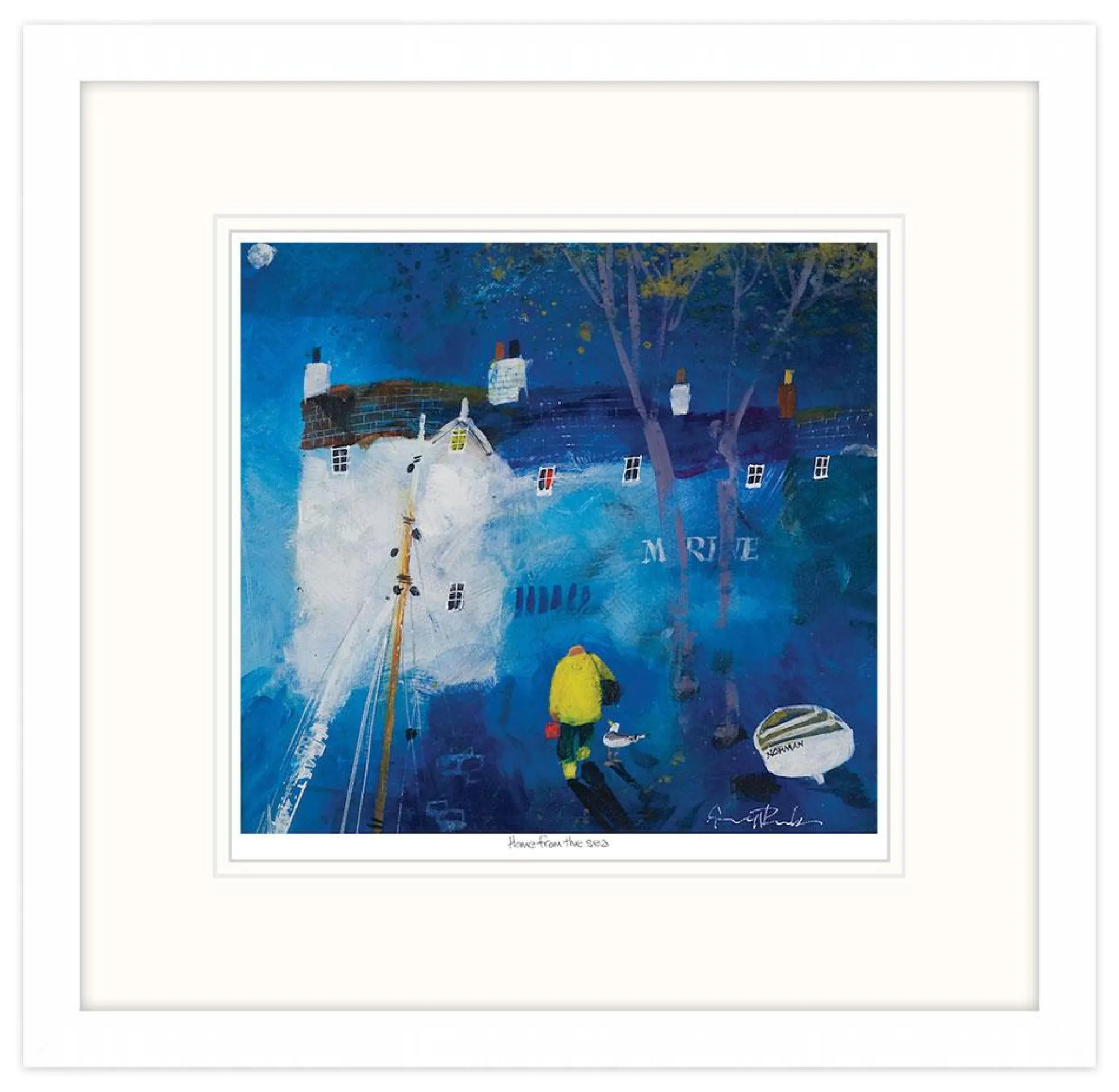 Framed Prints*Whistlefish Home From The Sea Framed Print
