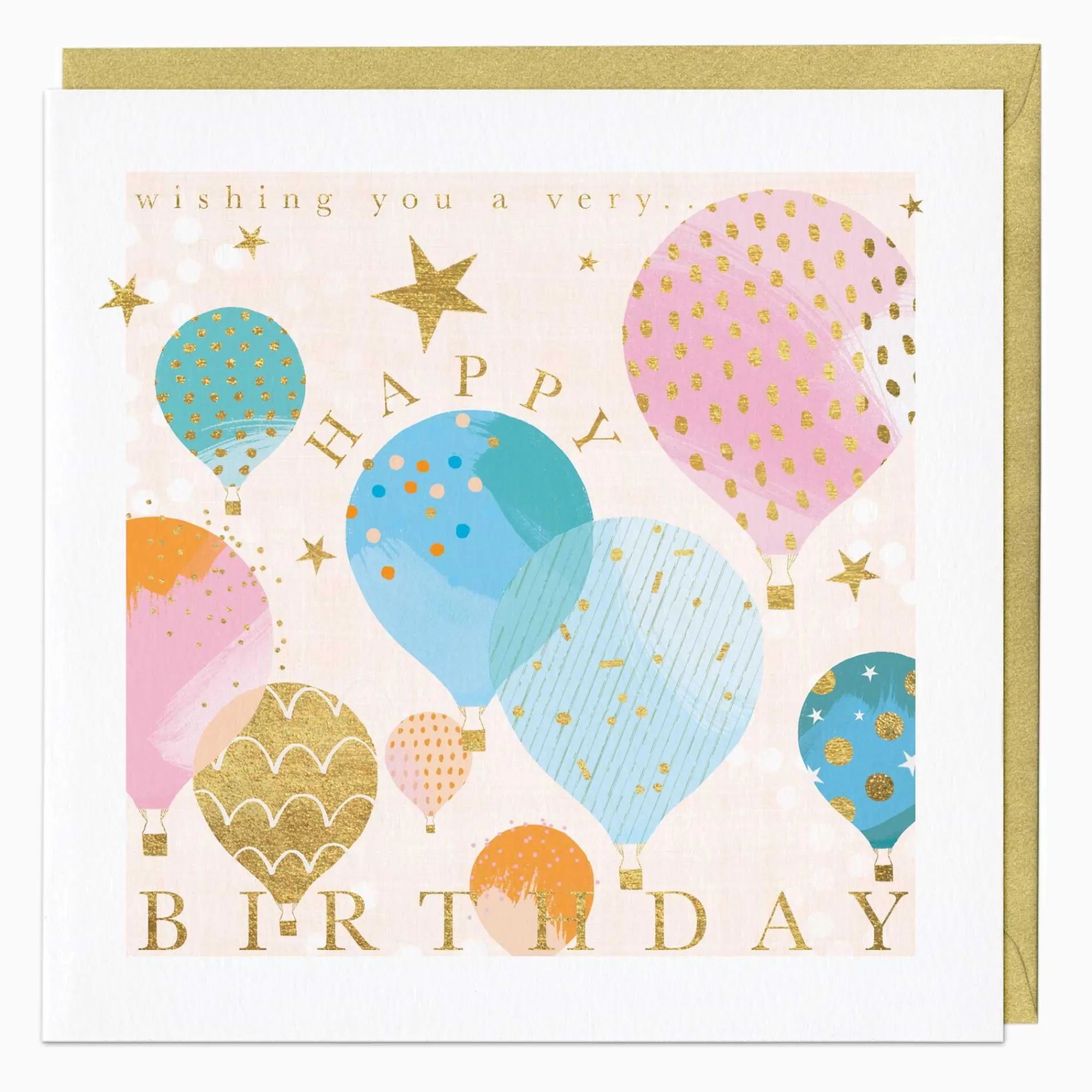 Birthday|For Her*Whistlefish Hot-Air-Balloons Birthday Card